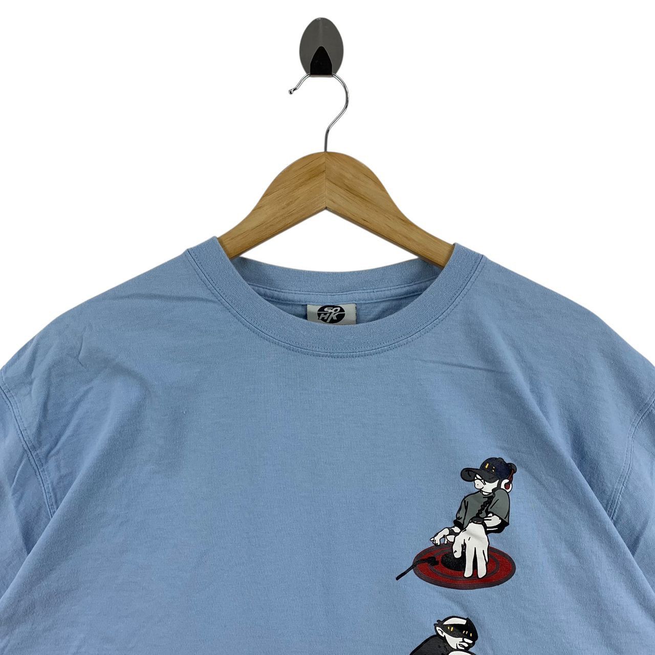 Japanese Brand × Vintage Vintage SCHOOL OF HARD KNOCK small logo hip hop design tee Size US XL / EU 56 / 4 - 2 Thumbnail