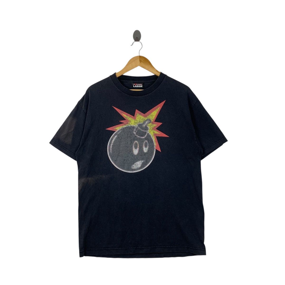 Vintage Vintage Y2K THE HUNDREDS Adam Bomb Sun Faded Tee Shirt Top Size US L / EU 52-54 / 3 - 3 Thumbnail