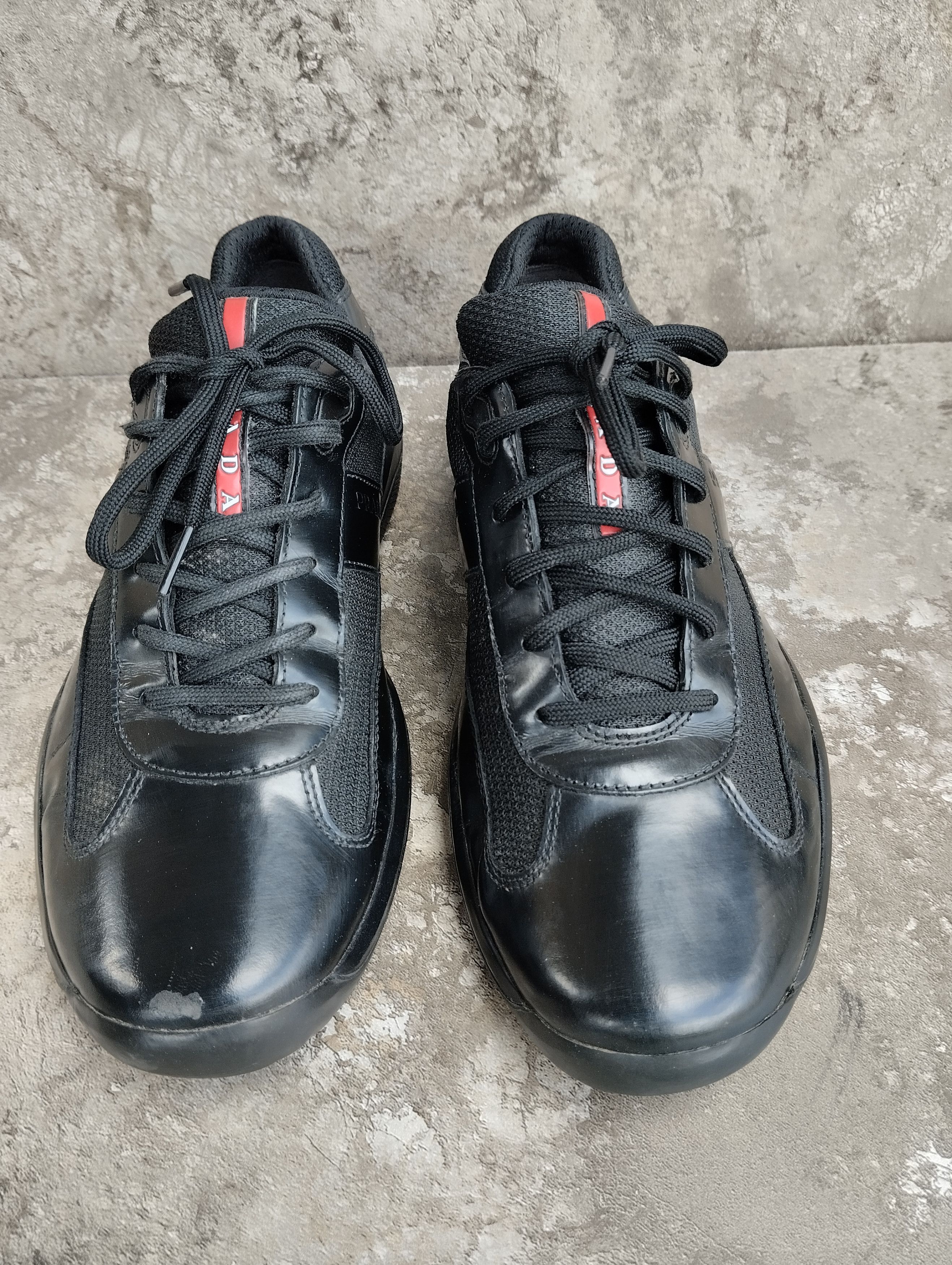 Prada America’s Cup Leather And Mesh Trainers Size US 10.5 / EU 43-44 - 2 Thumbnail