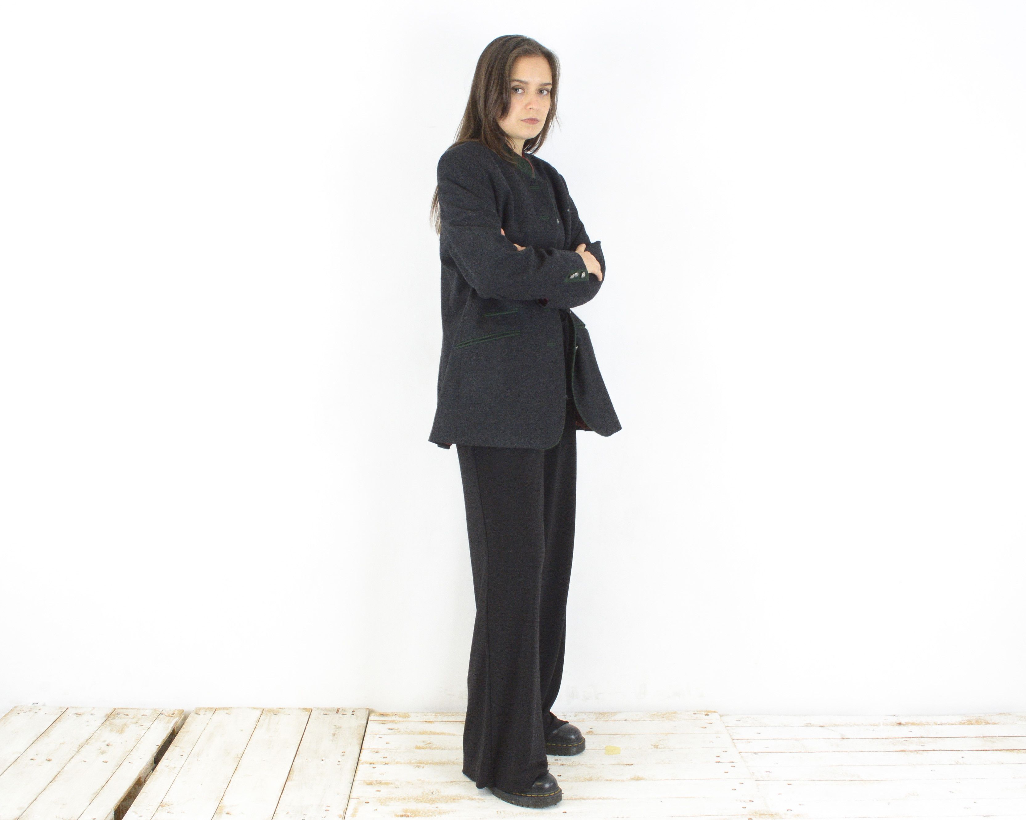 Vintage H. Moser XL EU 46 Blazer Wool Jacket Trachten Cardigan Size XL / US 12-14 / IT 48-50 - 3 Thumbnail