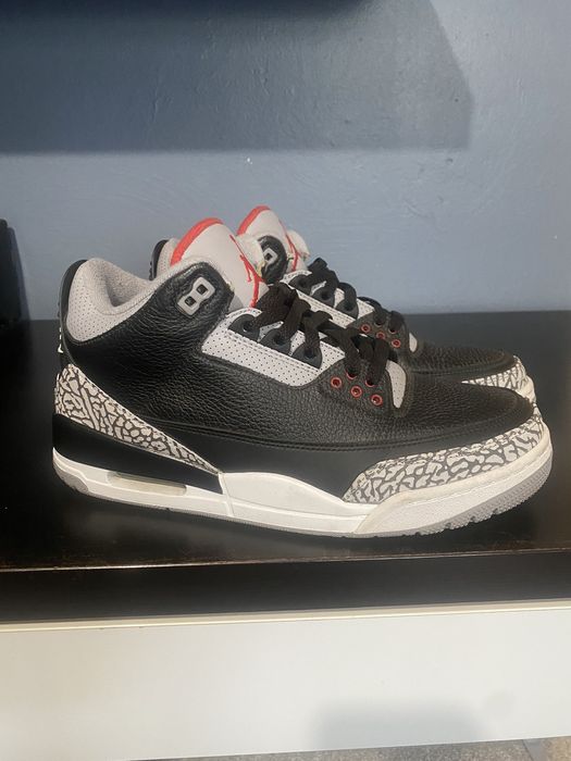 jordan 3s cement black