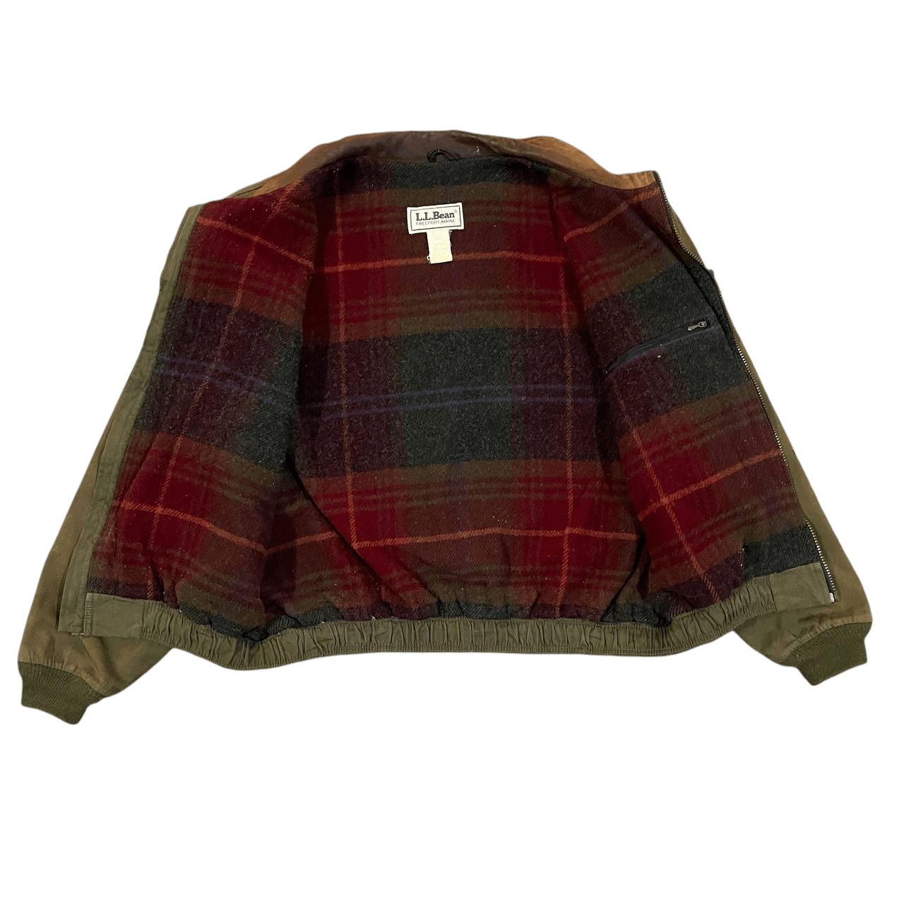 L.L. Bean Vintage 80's L.L. Bean Bomber Jacket Blanket Lined Size US L / EU 52-54 / 3 - 10 Thumbnail