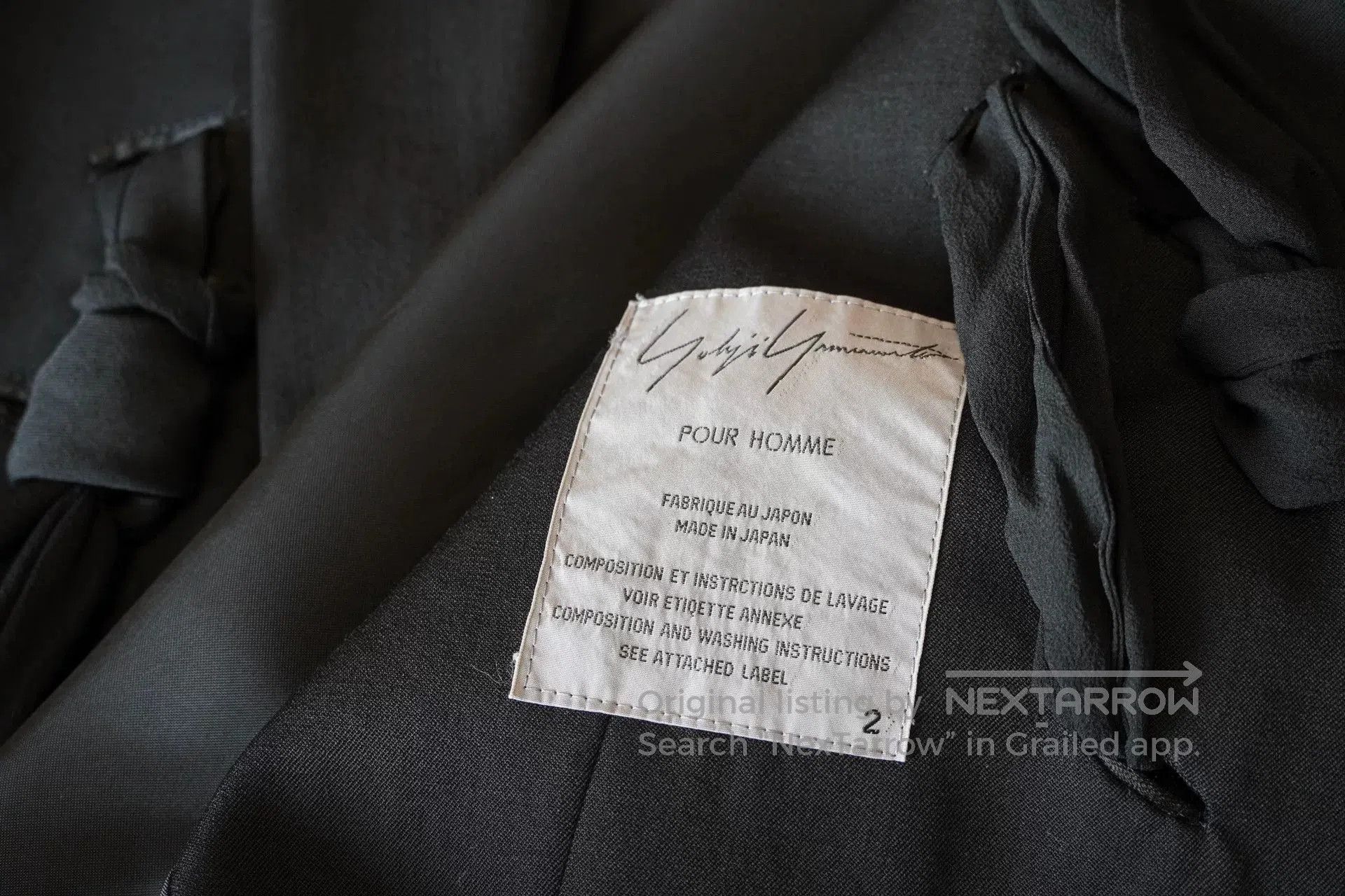 Yohji Yamamoto black baroque style hollow jacket. Size S / US 4 / IT 40 - 7 Thumbnail