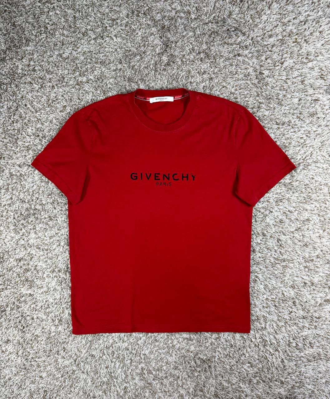 Givenchy Red Broken Logo Tee