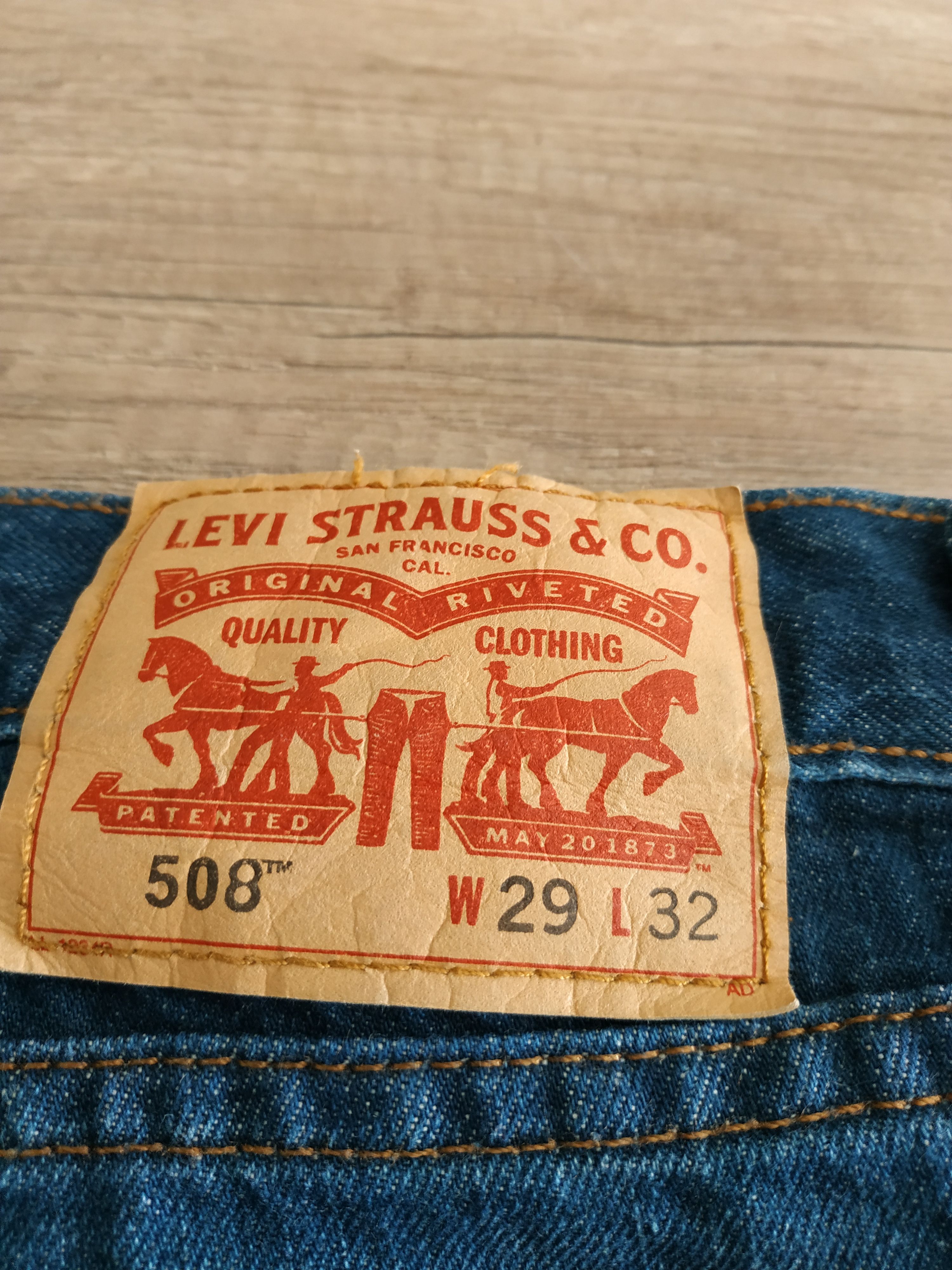 Levi's Levi's 508 Men's Slim Fit Navy Jeans, W29 L32 Size US 29 - 8 Thumbnail