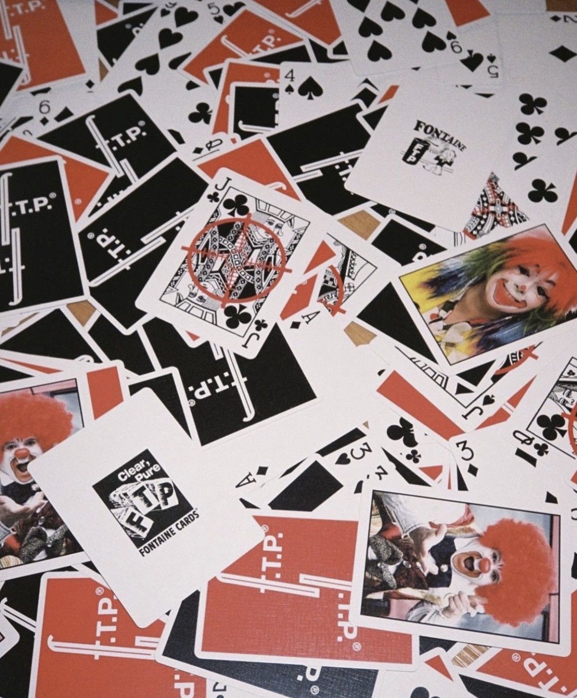 Fuck The Population FTP 10 Year Anniversary Gold Pin Set + Fontaine Poker Cards Size ONE SIZE - 4 Thumbnail