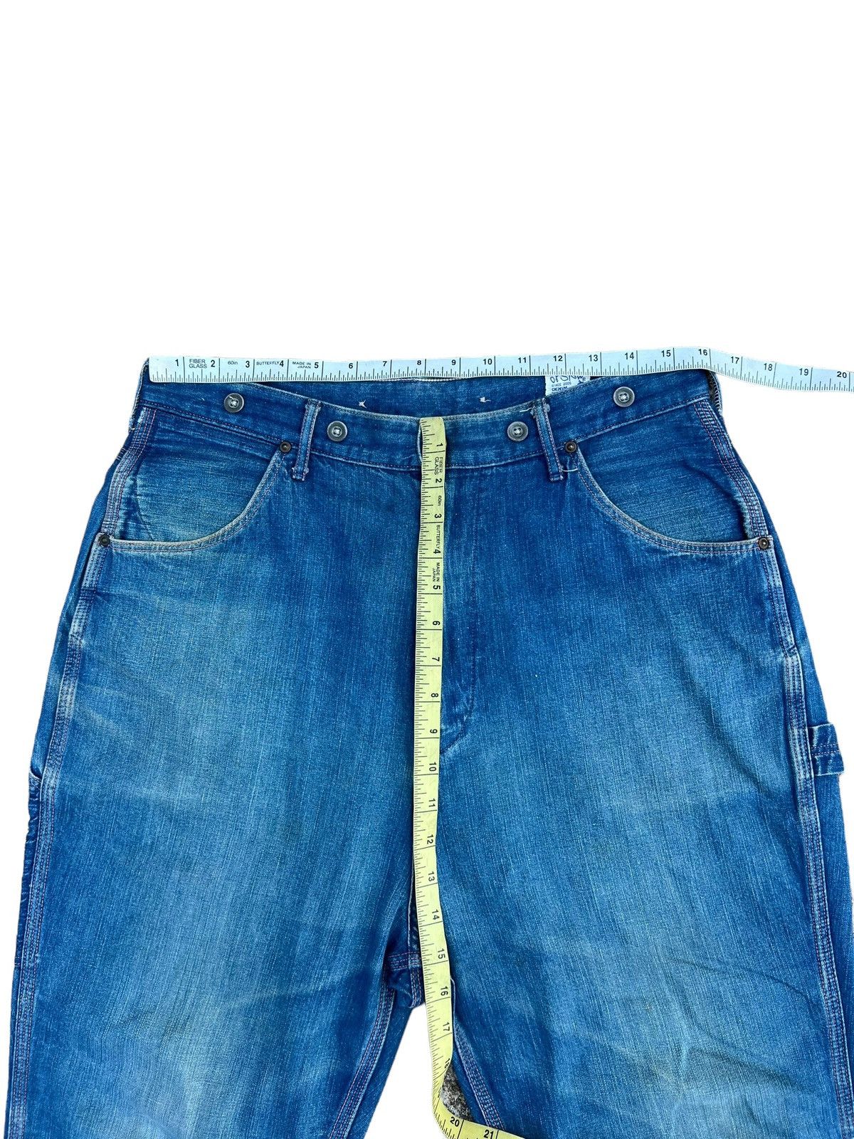Orslow Orslow Japan Faded Indigo Denim Cropped Work Pant Size US 31 - 3 Thumbnail
