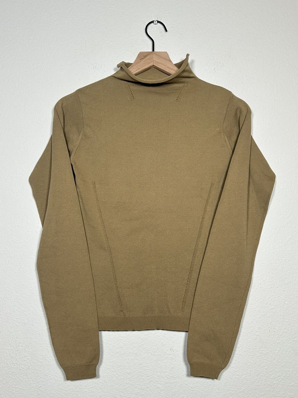Issey Miyake Knit perforated long sleeve Turtleneck Size XS / US 0-2 / IT 36-38 - 1 Thumbnail