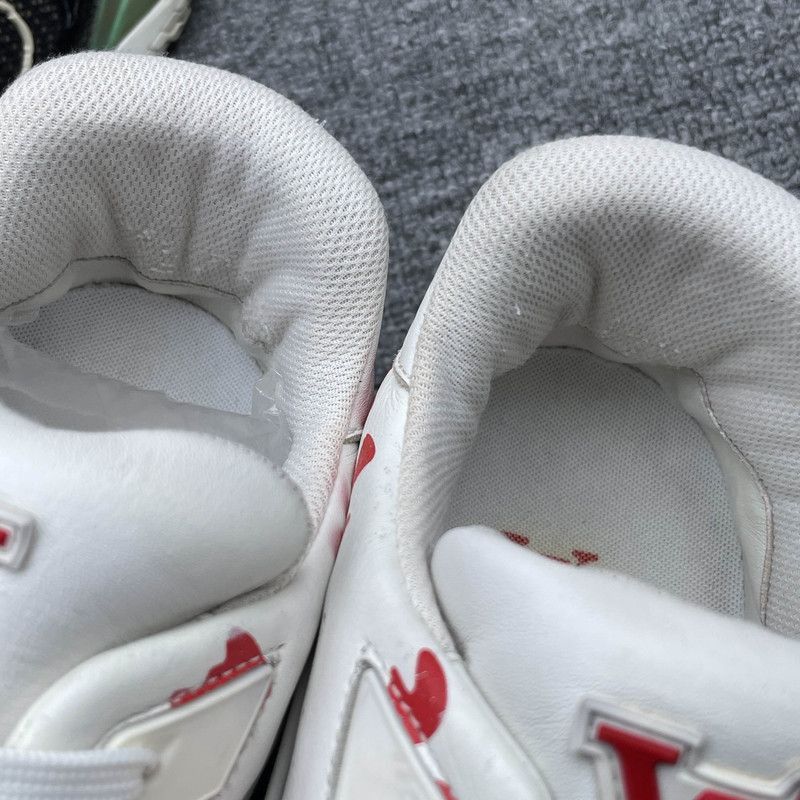 Louis Vuitton Nigo x Louis Vuitton White and Red Trainers -2508 Size US 8.5 / IT 38.5 - 7 Thumbnail