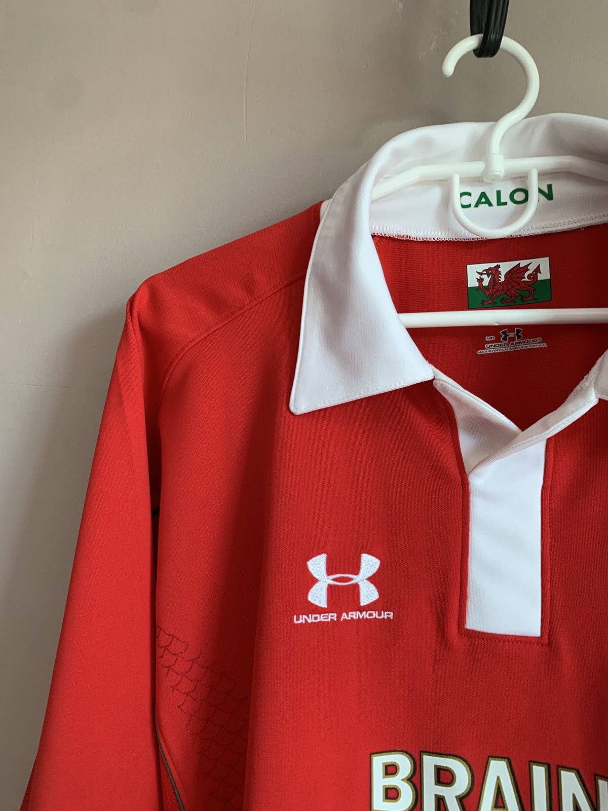 Under Armour Wales 2008 Rugby Union Shirt Under Armour Long Sleeve Sz M Size US M / EU 48-50 / 2 - 3 Thumbnail