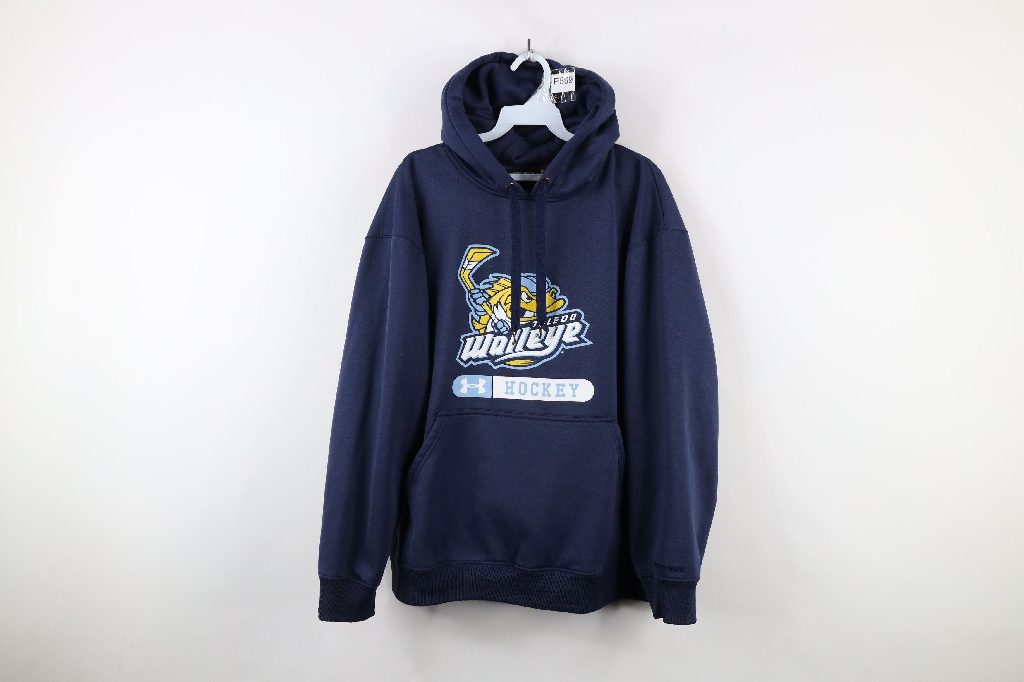 Under Armour × Vintage Under Armour Storm Hockey Toledo Walleye Hockey Hoodie Size US L / EU 52-54 / 3 - 1 Thumbnail