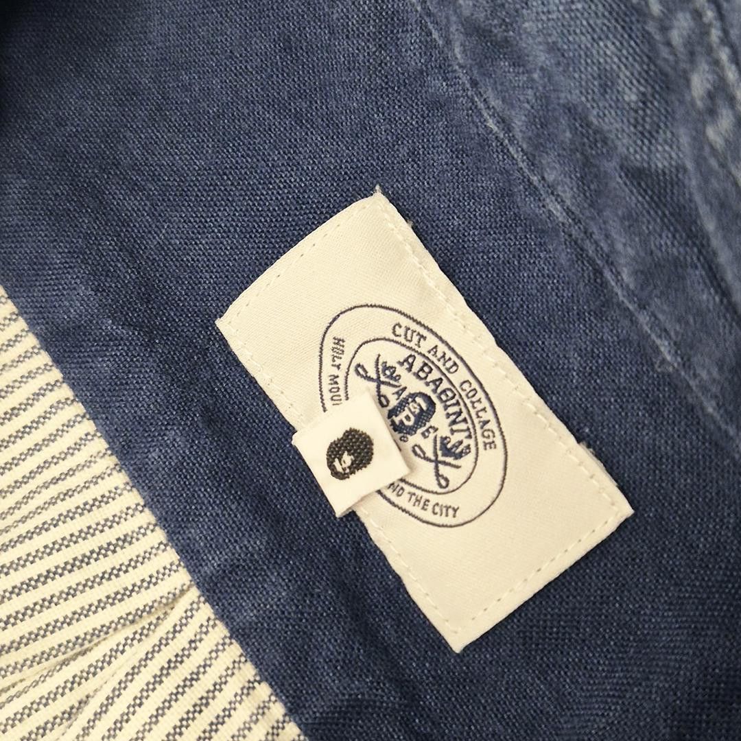 Bape BAPE Vintage Patchwork Blue Long Sleeve Shirt (M) Size US M / EU 48-50 / 2 - 5 Thumbnail