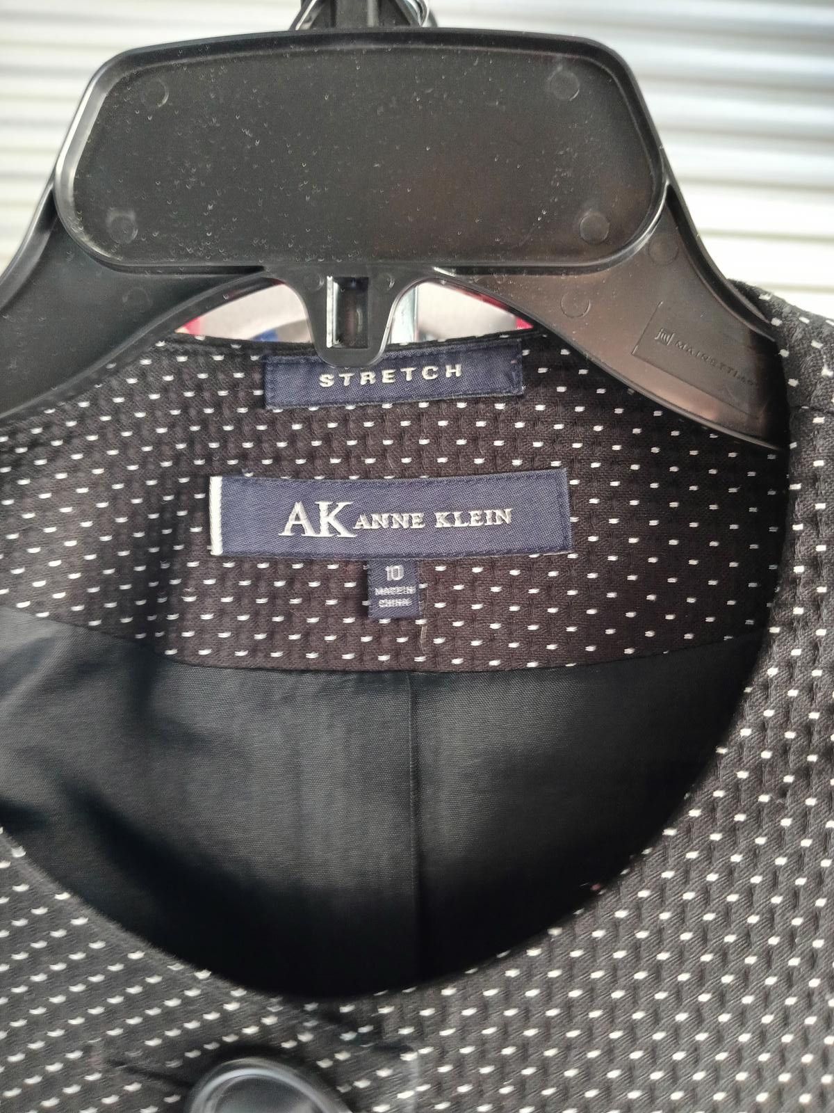 Designer Stylish AK Anne Klein Polka Dot Jacket - Size 10 Size L / US 10 / IT 46 - 3 Thumbnail