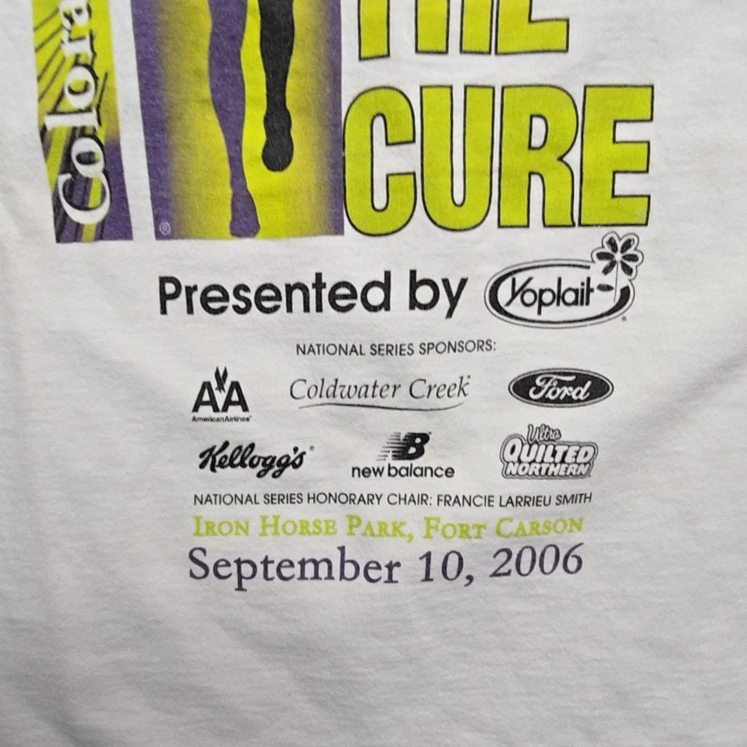 Vintage Race for the Cure Shirt Susan G. Komen Running L White Tee Size US L / EU 52-54 / 3 - 3 Thumbnail