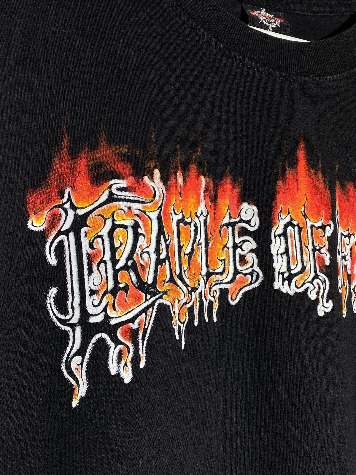 Band Tees CRADLE OF FILTH FLAME LOGO TEE METAL GOTH VIBES Size US M / EU 48-50 / 2 - 5 Thumbnail