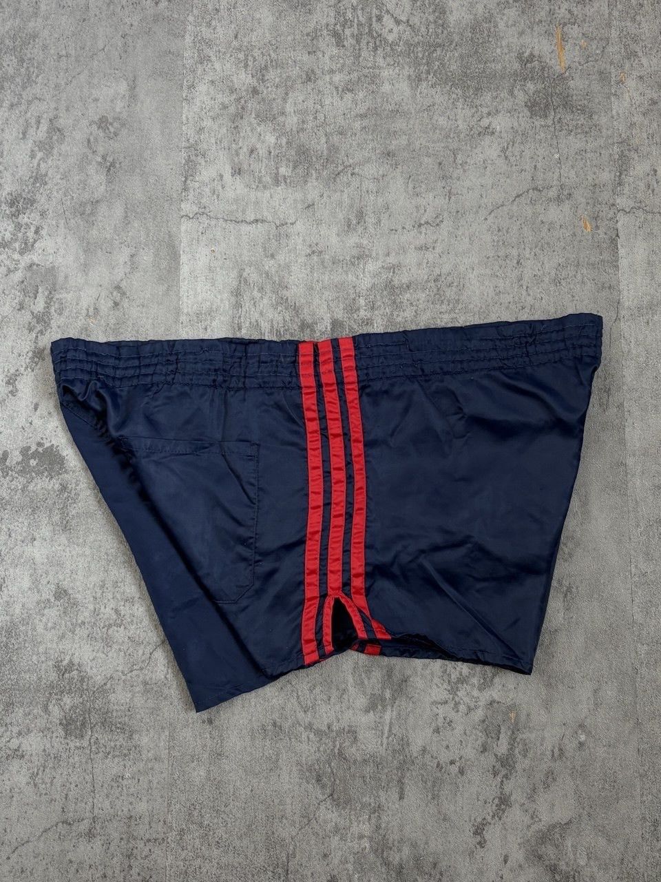 Adidas Vintage 1980's Adidas West Germany Nylon Shorts Blue Size US 36 / EU 52 - 6 Thumbnail