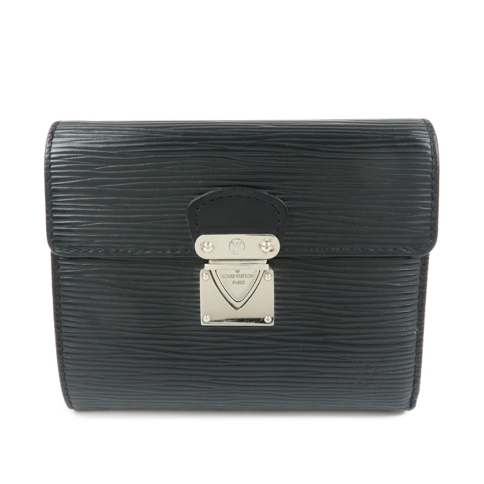 Louis Vuitton Louis Vuitton Epi Portefeuille Koala Compact Wallet Black Size ONE SIZE - 1 Thumbnail