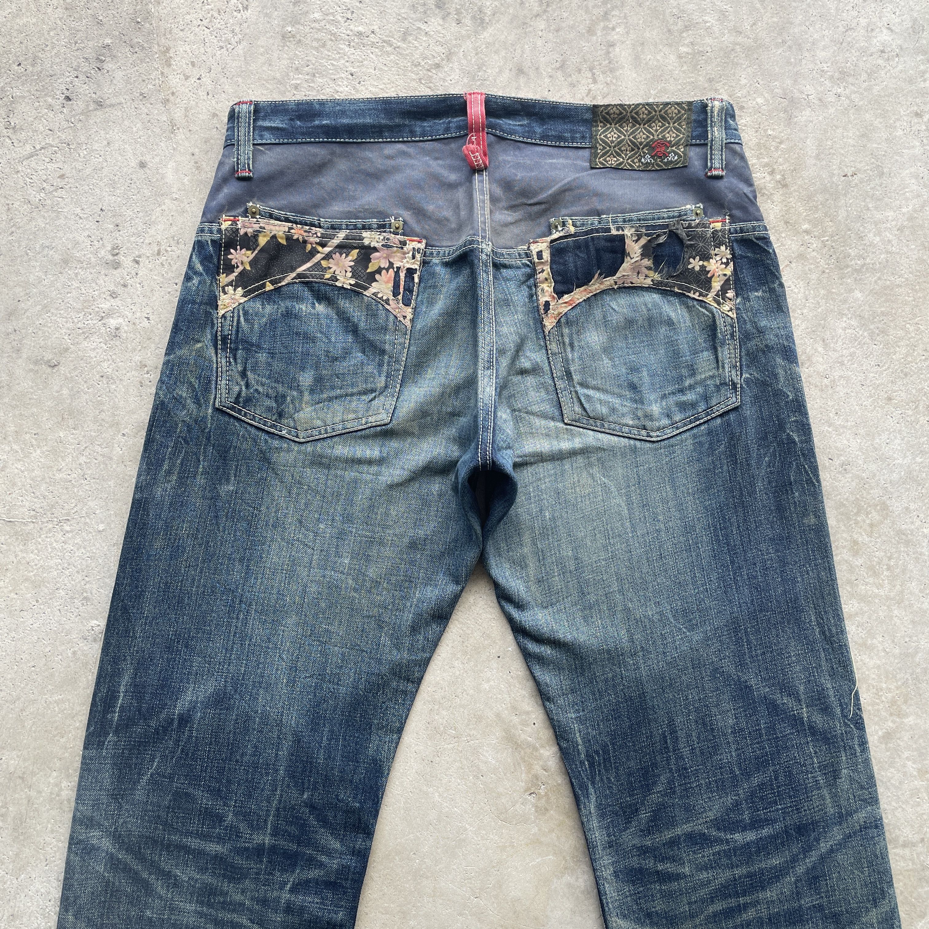 Japanese Brand VINTAGE JAPANESE RUSTY JEANS DISTRESSED FADED PANTS W35x34 Size US 35 - 8 Thumbnail
