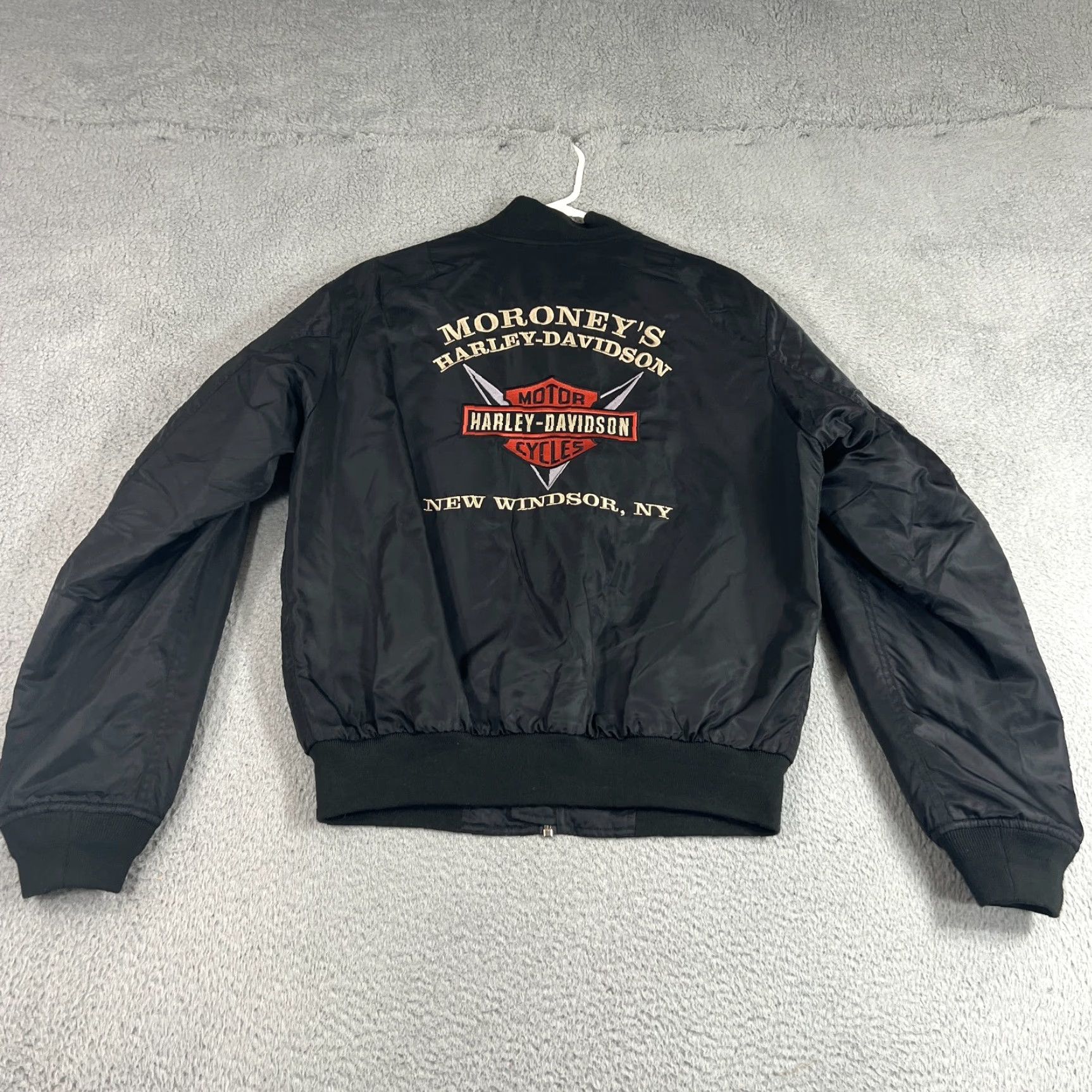 Harley Davidson VTG Harley Davidson Jacket New York Medium Windbreaker Bomber Patch Nylon Size US M / EU 48-50 / 2 - 7 Thumbnail