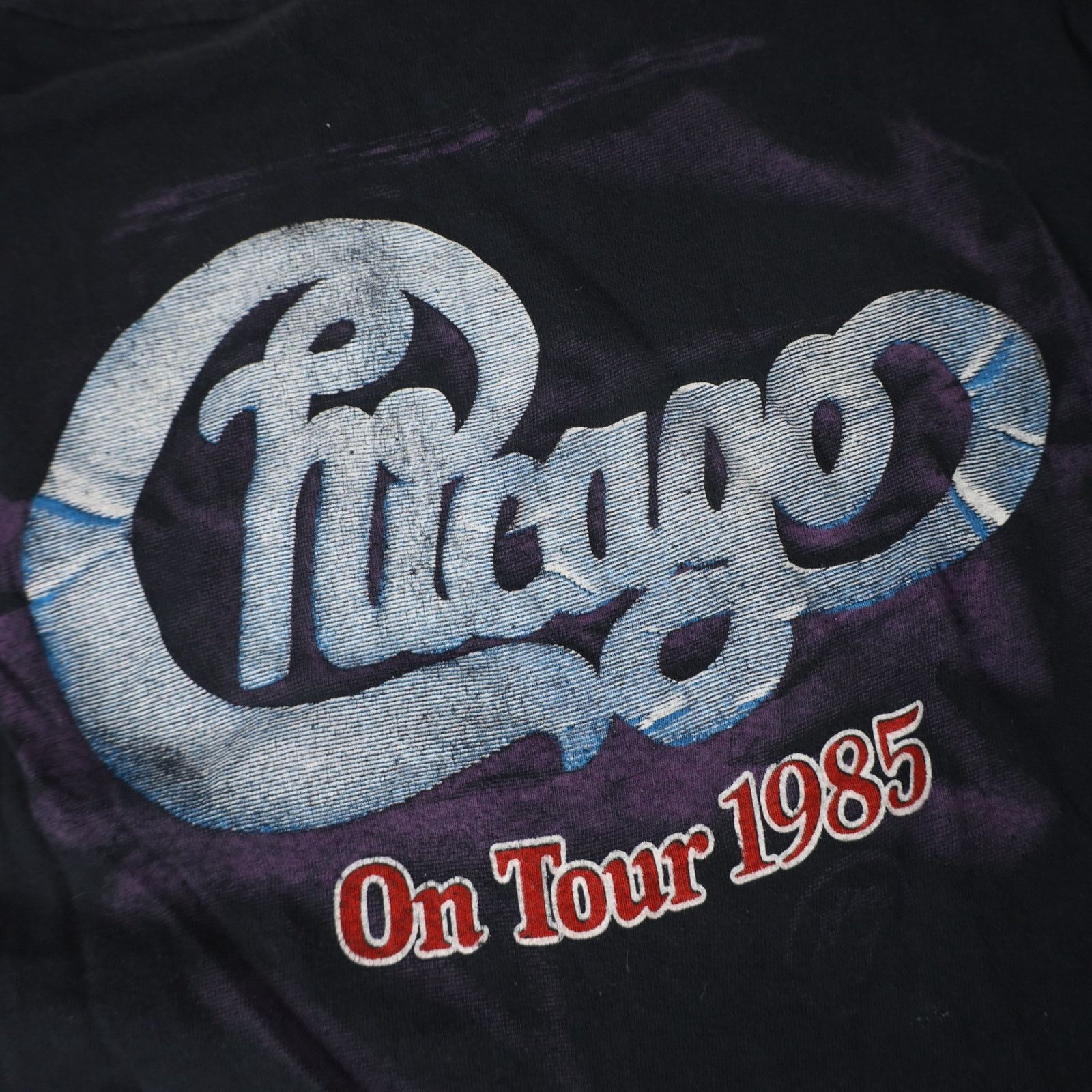 Vintage Vintage 1985 Chicago On Tour Graphic Band Tee Size US L / EU 52-54 / 3 - 12 Thumbnail
