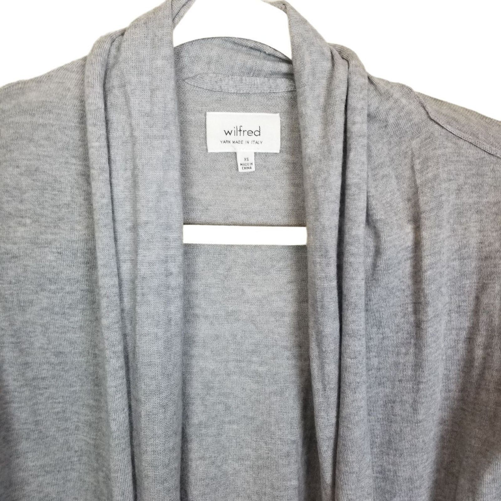 Aritzia Aritzia Wilfred Womens Wool Cardigan Sweater Open Sz XS Size XS / US 0-2 / IT 36-38 - 2 Thumbnail