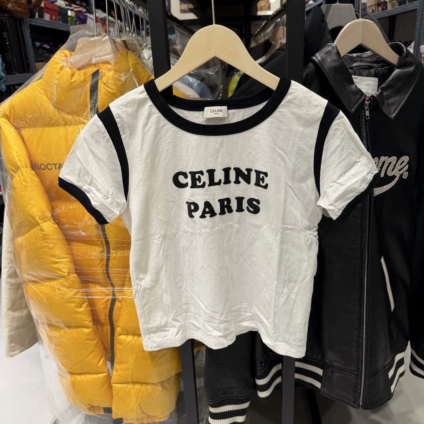 Celine Celine Black T-Shirt XS Women Size XS / US 0-2 / IT 36-38 - 1 Thumbnail