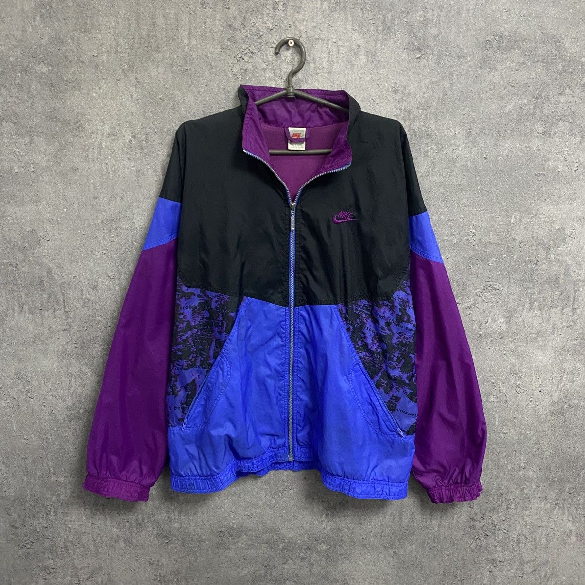 Nike 80’s NIKE RETRO Y2K TRACK JACKET VINTAGE SWOOSH LOGO BOXY Size US L / EU 52-54 / 3 - 1 Thumbnail