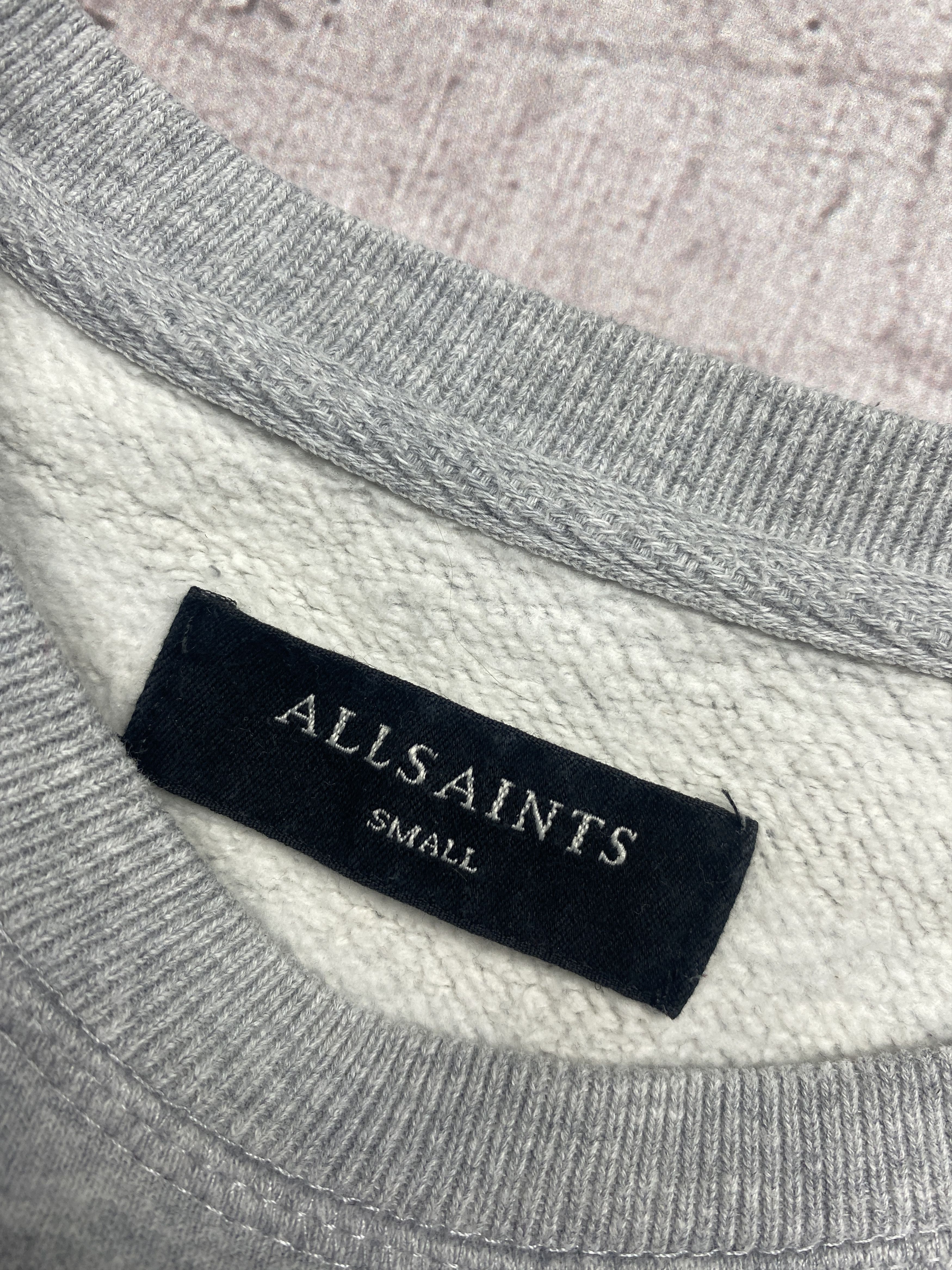 Allsaints Allsaints Vintage Mens Raven Crew Neck Sweatshirt Size US S / EU 44-46 / 1 - 4 Thumbnail