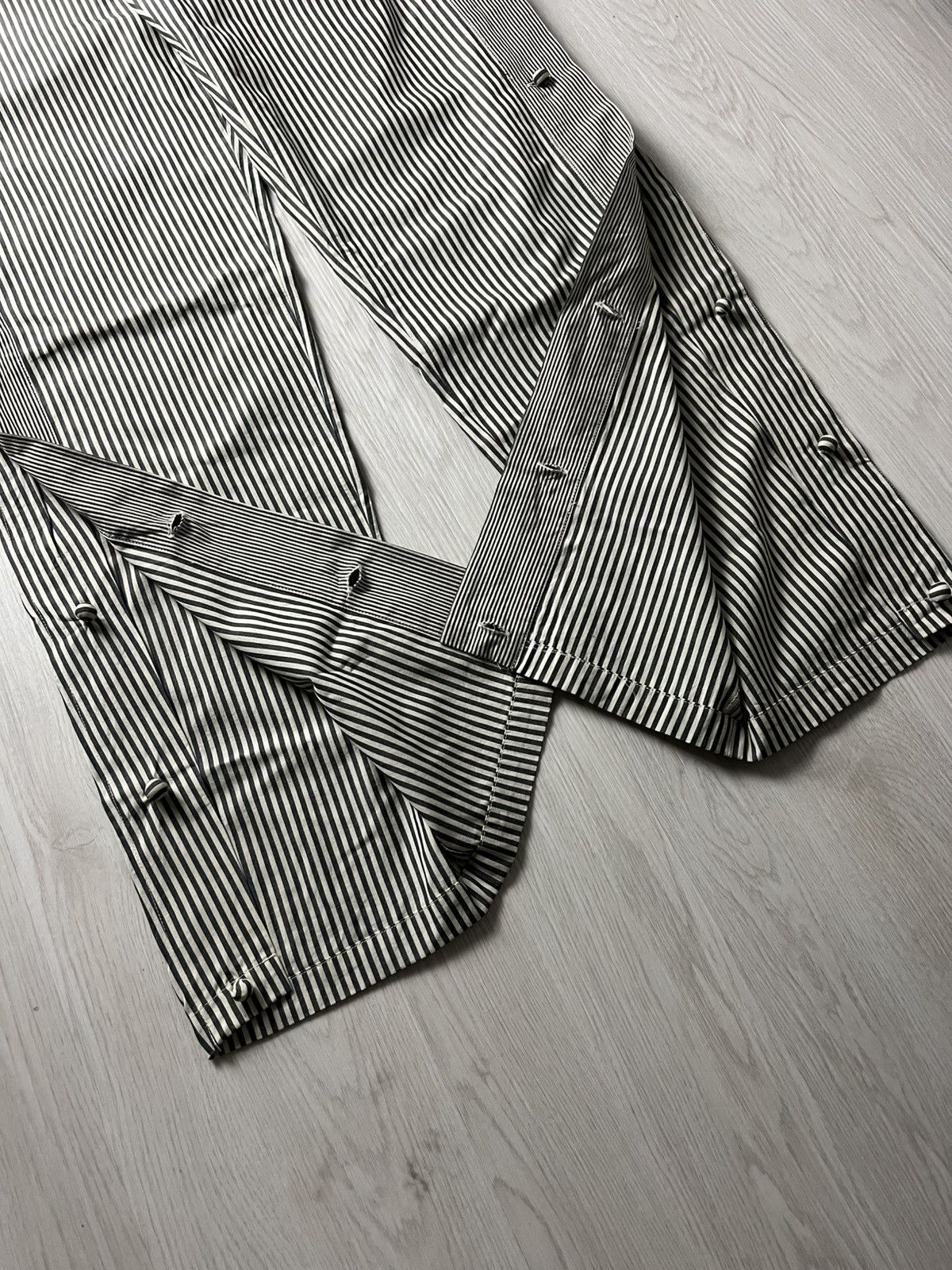 Issey Miyake Rare Issey Miyake Side Button Stripe Pants Size US 28 / EU 44 - 4 Thumbnail