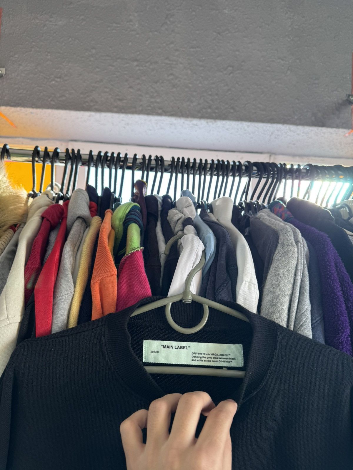 Off-White Off-White Women’s Meteor Cropped Sweatshirt Size M / US 6-8 / IT 42-44 - 4 Thumbnail