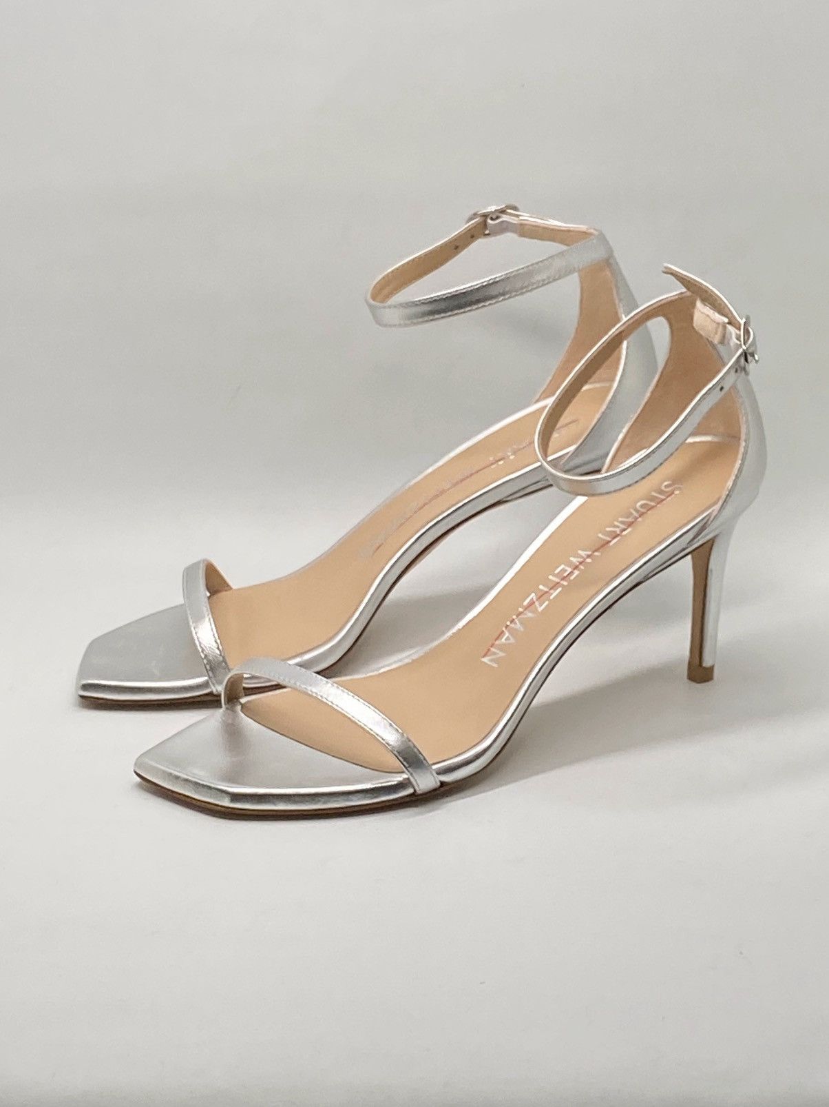 Stuart Weitzman Stuart Weitzman Metallic Leather Sandals size 6.5 Size US 6.5 / IT 36.5 - 4 Thumbnail