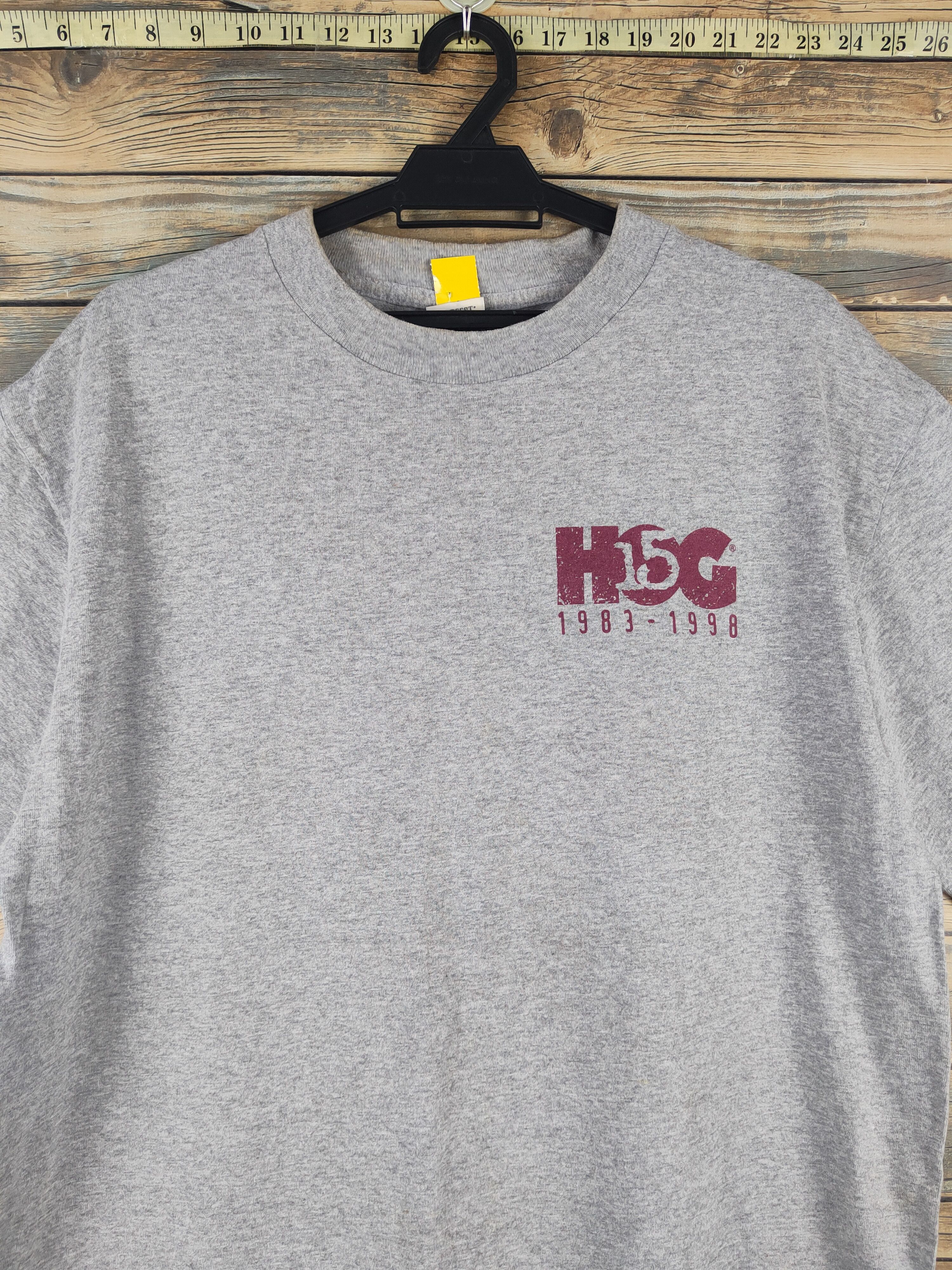 Harley Davidson DL 90' HOG Harley Davidson vintage Gray T-shirt #2552 Size US L / EU 52-54 / 3 - 2 Thumbnail