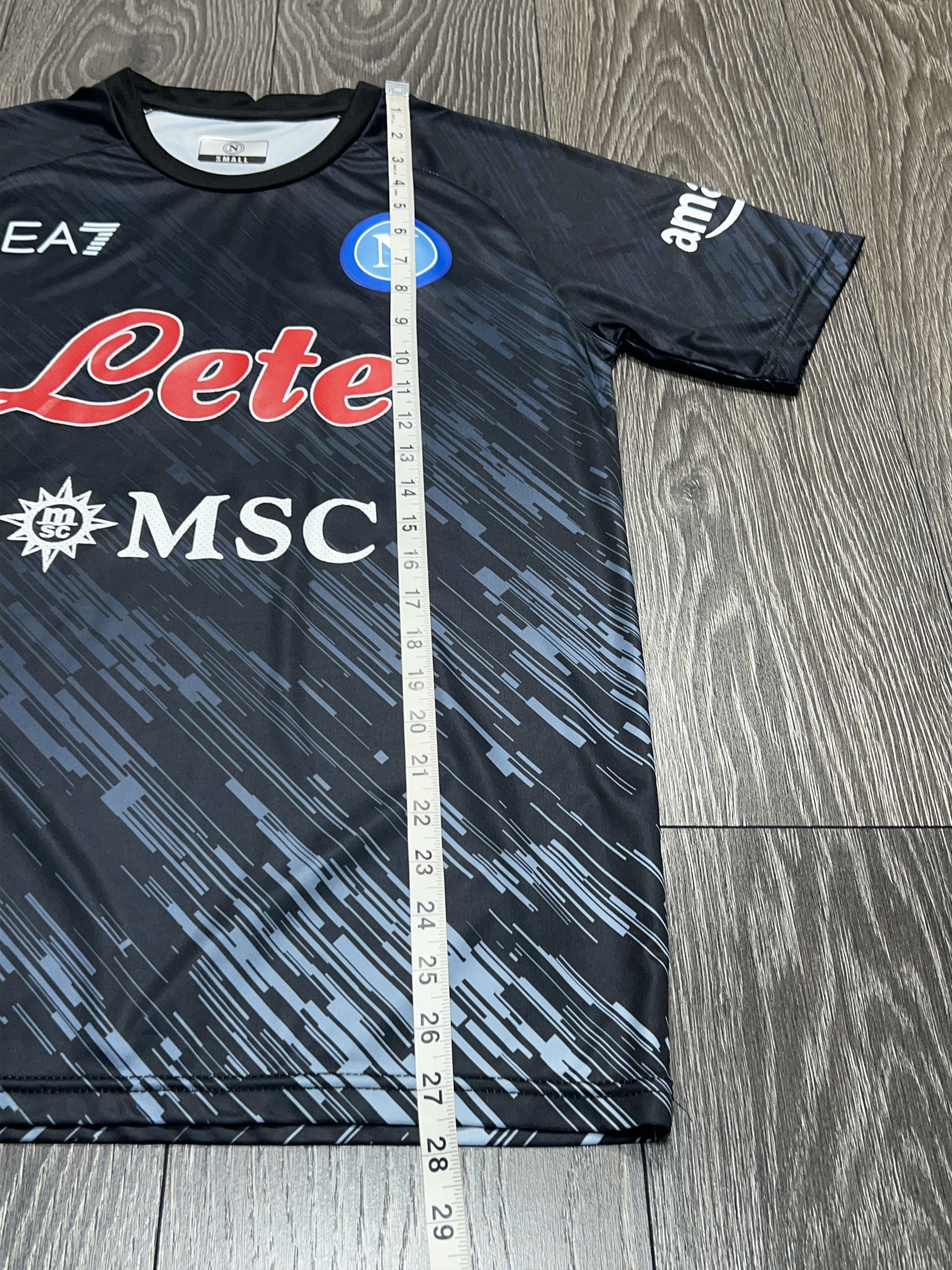 Emporio Armani EA7 SSC Napoli 2022 2023 Third Football Soccer Shirt Jersey Size US S / EU 44-46 / 1 - 6 Thumbnail