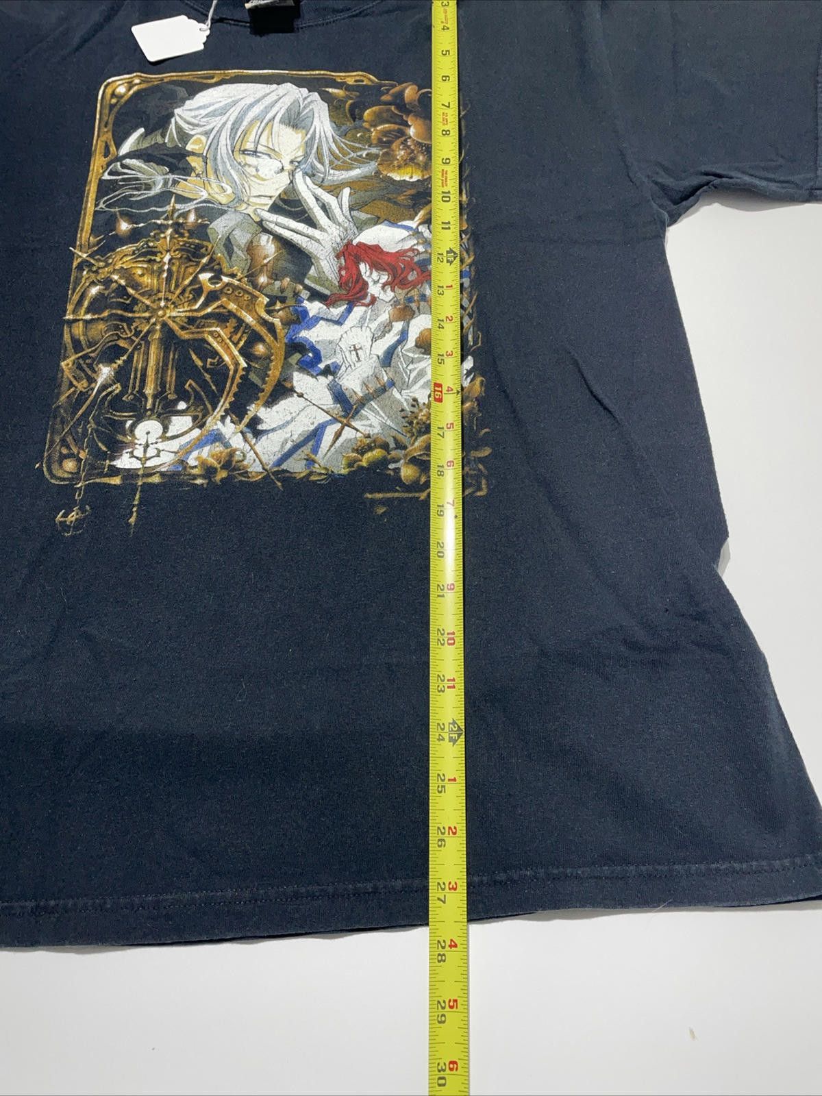 Designer Y2K 2005 Trinity Blood T-shirt Black Large Vintage Anime Size US L / EU 52-54 / 3 - 4 Thumbnail