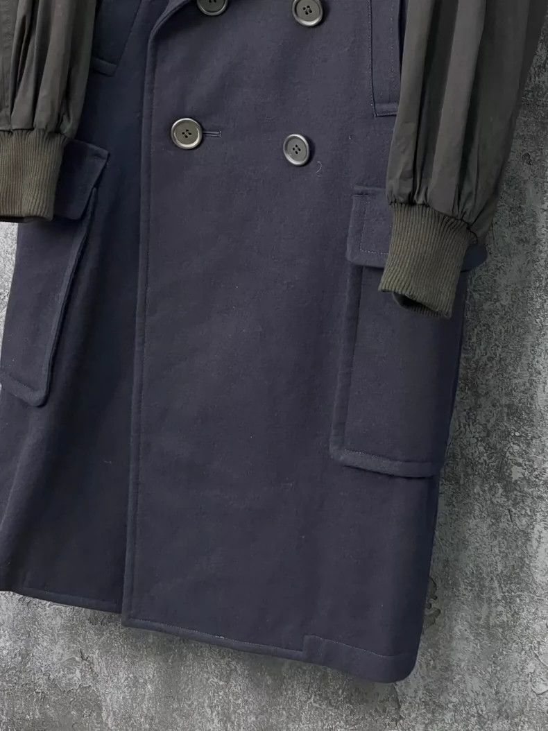Yohji Yamamoto Yohji Yamamoto/Yohji Yamamoto Simple coat in navy blue-2505 Size US XXL / EU 58 / 5 - 4 Thumbnail