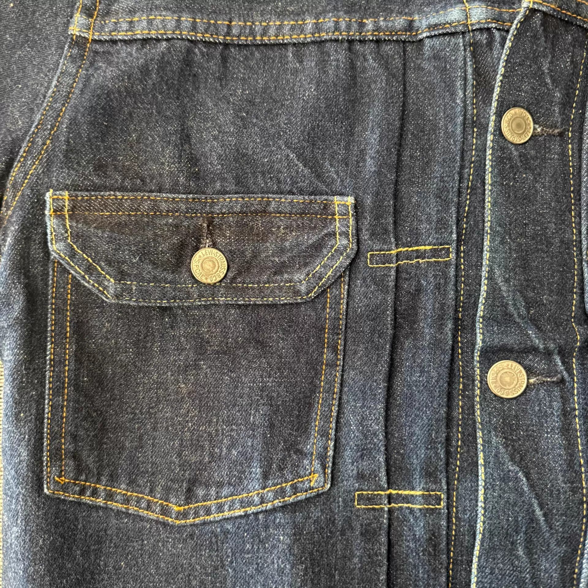 Levi's Levi's Lvc507 Type2 822 Factory Denim Jacket 2000 Size 40 Size US M / EU 48-50 / 2 - 5 Thumbnail