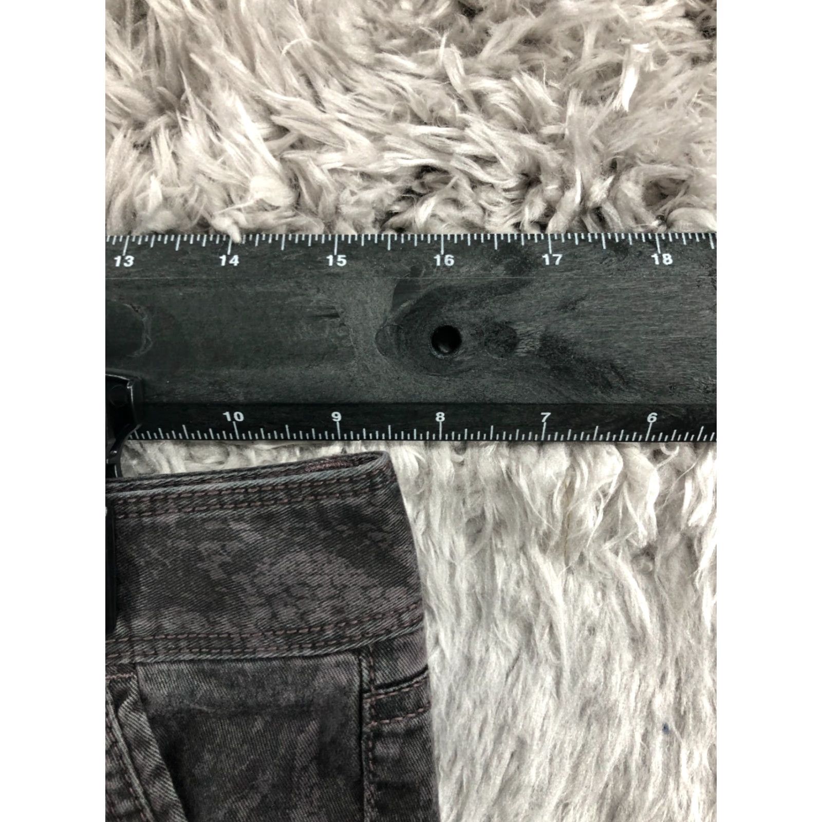 Ann Taylor Loft Petite Ankle Pants Size 4P Womens Mid Rise Animal Print Knit Polyester Pocket Skinny Front Flat Rise 8.5-10.5 in Multicolor 27 in Inseam/Navy? Size 27" / US 4 / IT 40 - 2 Thumbnail