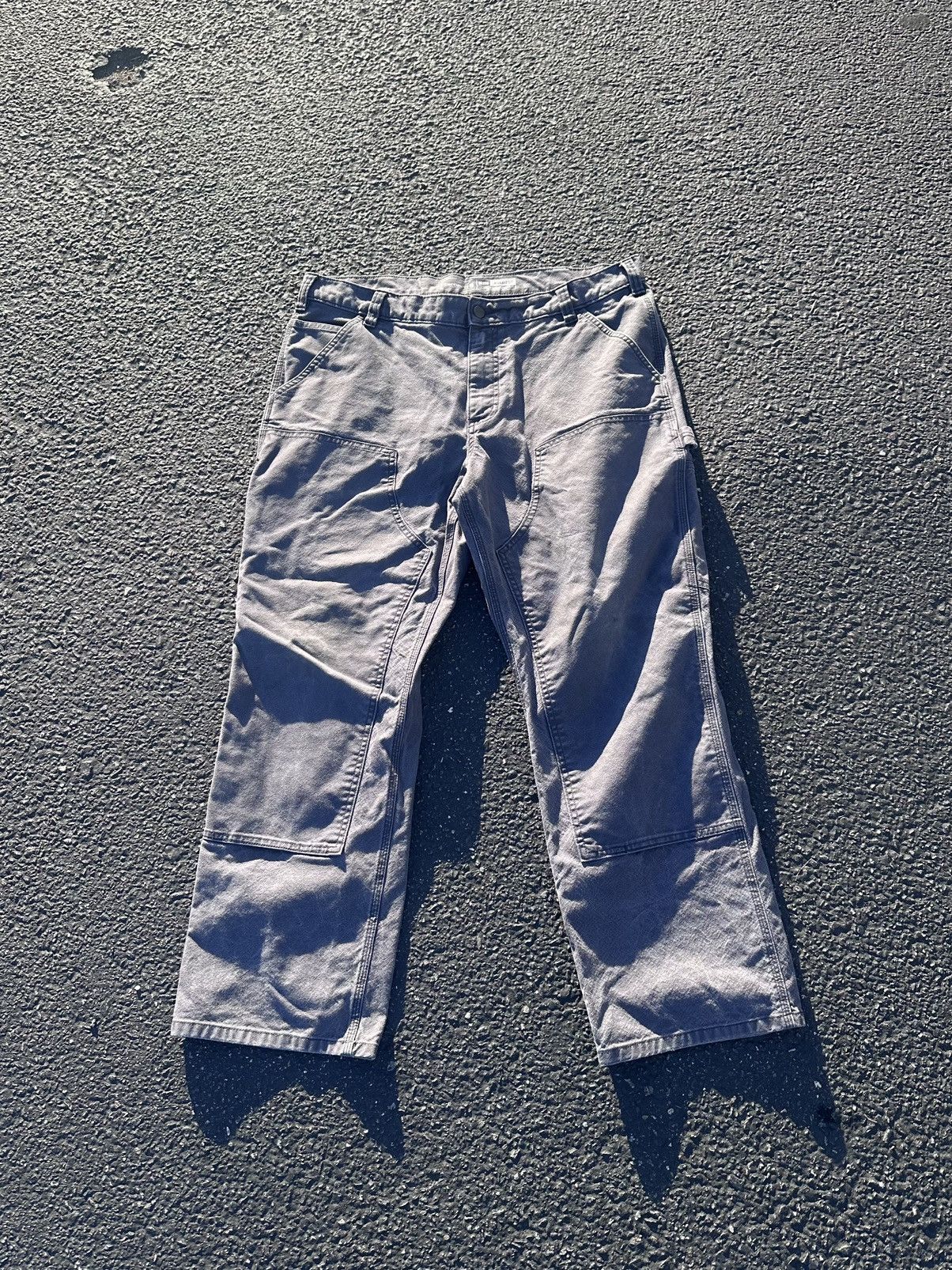 Carhartt Carhartt double knee relaxed grey pants size 38 x 30 Size US 38 / EU 54 - 1 Thumbnail