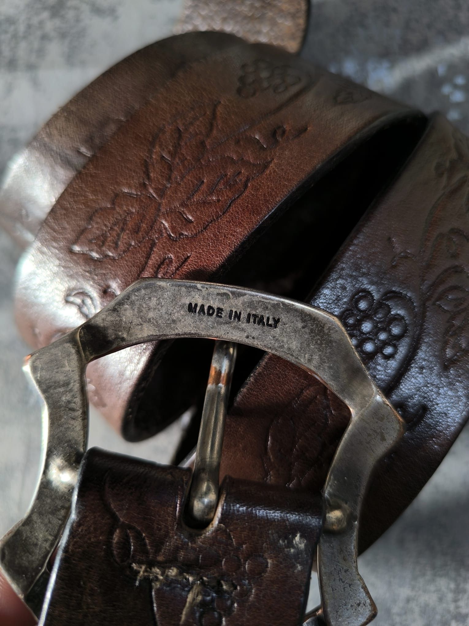 Nudie Jeans vintage nudie jeans italy leather belt western pattern Size ONE SIZE - 5 Thumbnail