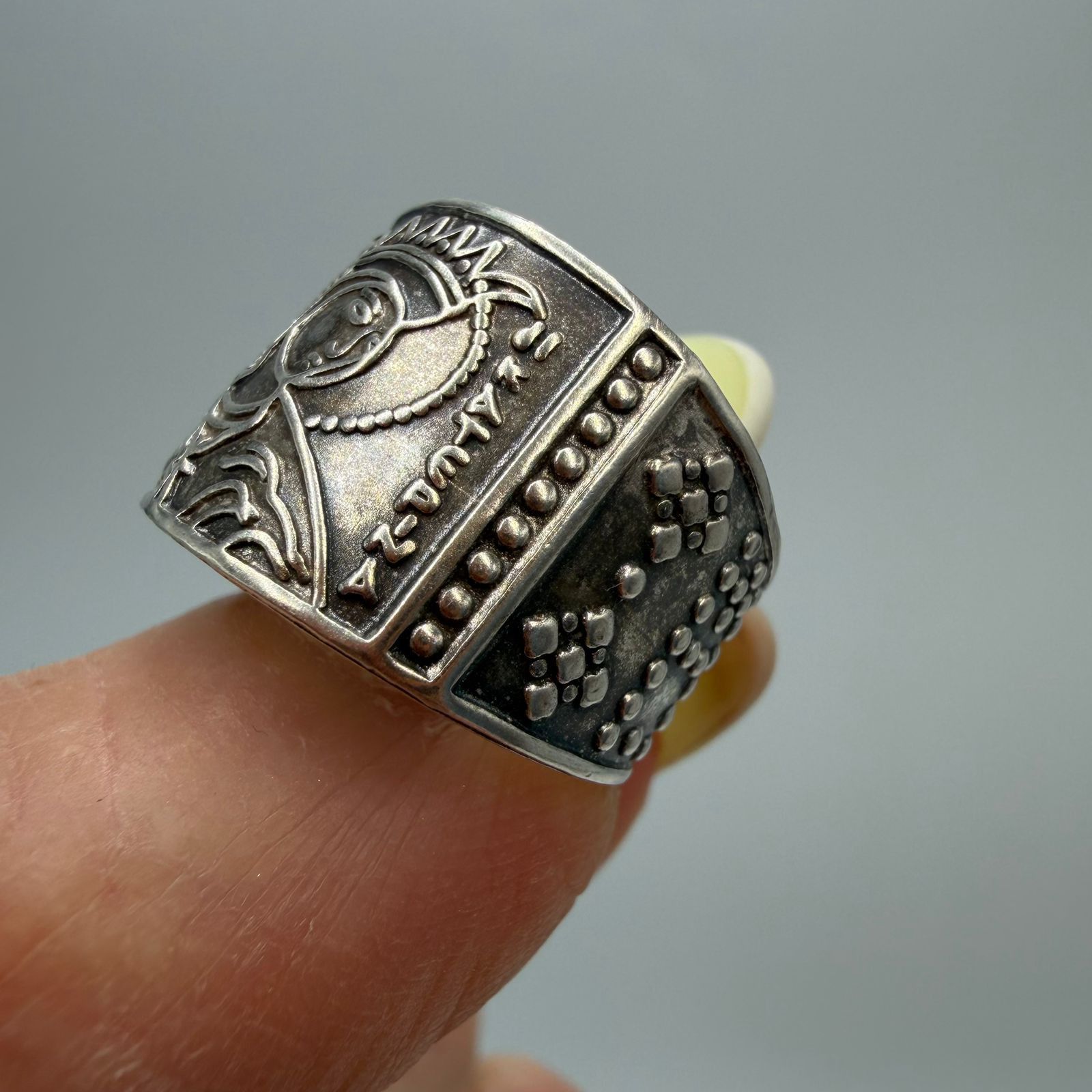 Sterling Silver Vintage 925 Sterling Silver Orthodox St. Catherine Ring 8.5 Size ONE SIZE - 5 Thumbnail