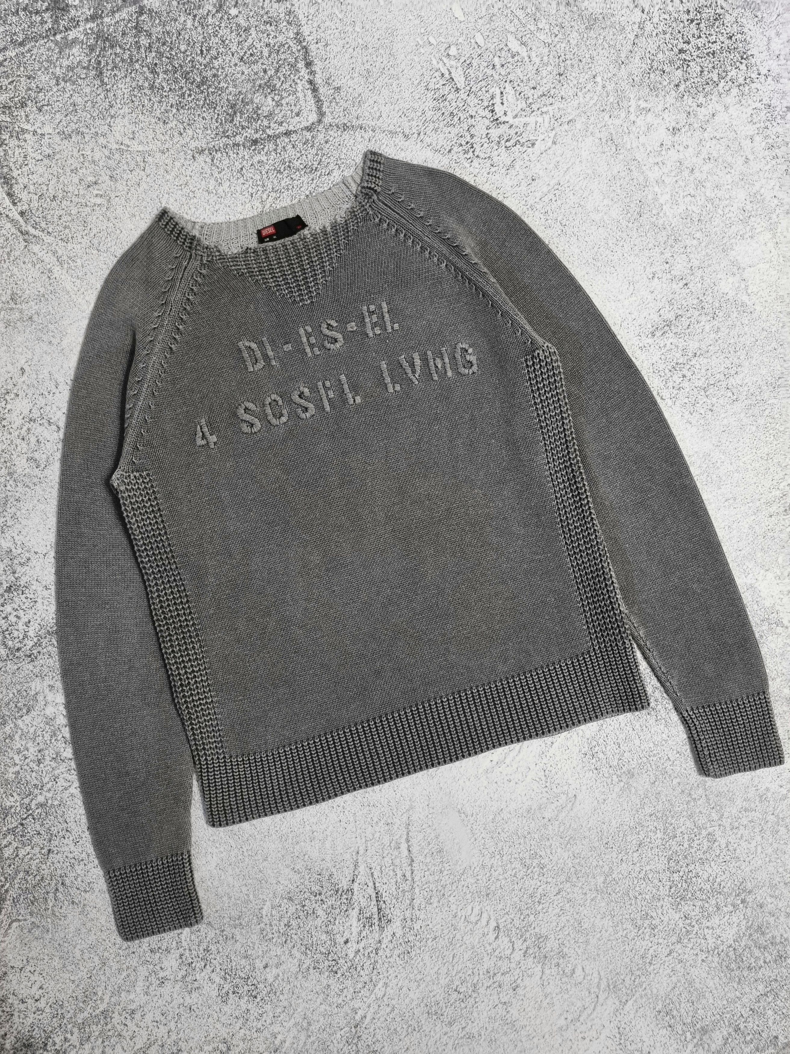 Diesel Vintage Diesel Opium Style Knit Sweater Size US L / EU 52-54 / 3 - 2 Thumbnail
