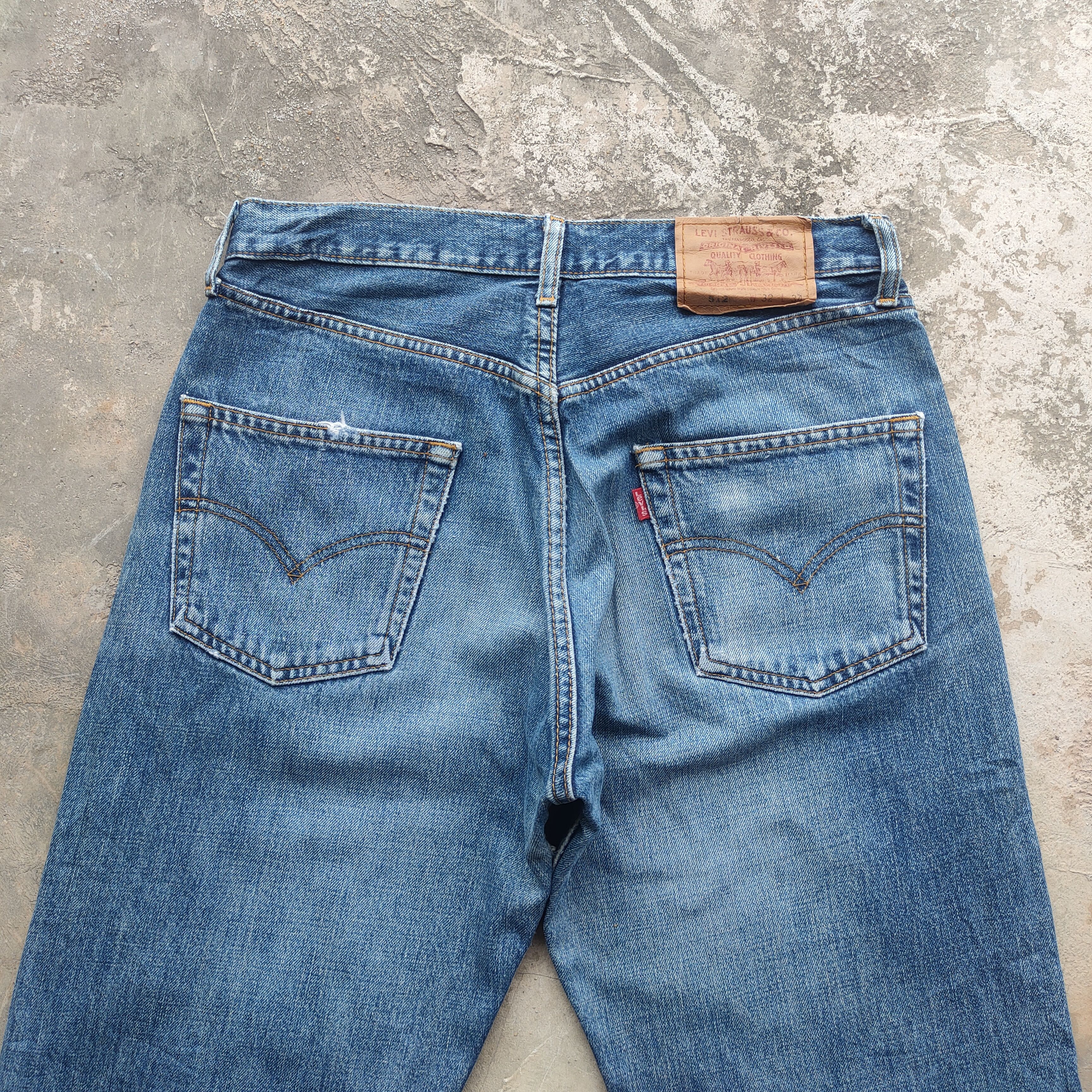 Levi's Vintage Clothing W32 VINTAGE LEVI'S 512 FADED DISTRESSED JEAN DENIM PANTS Size US 32 / EU 48 - 11 Thumbnail