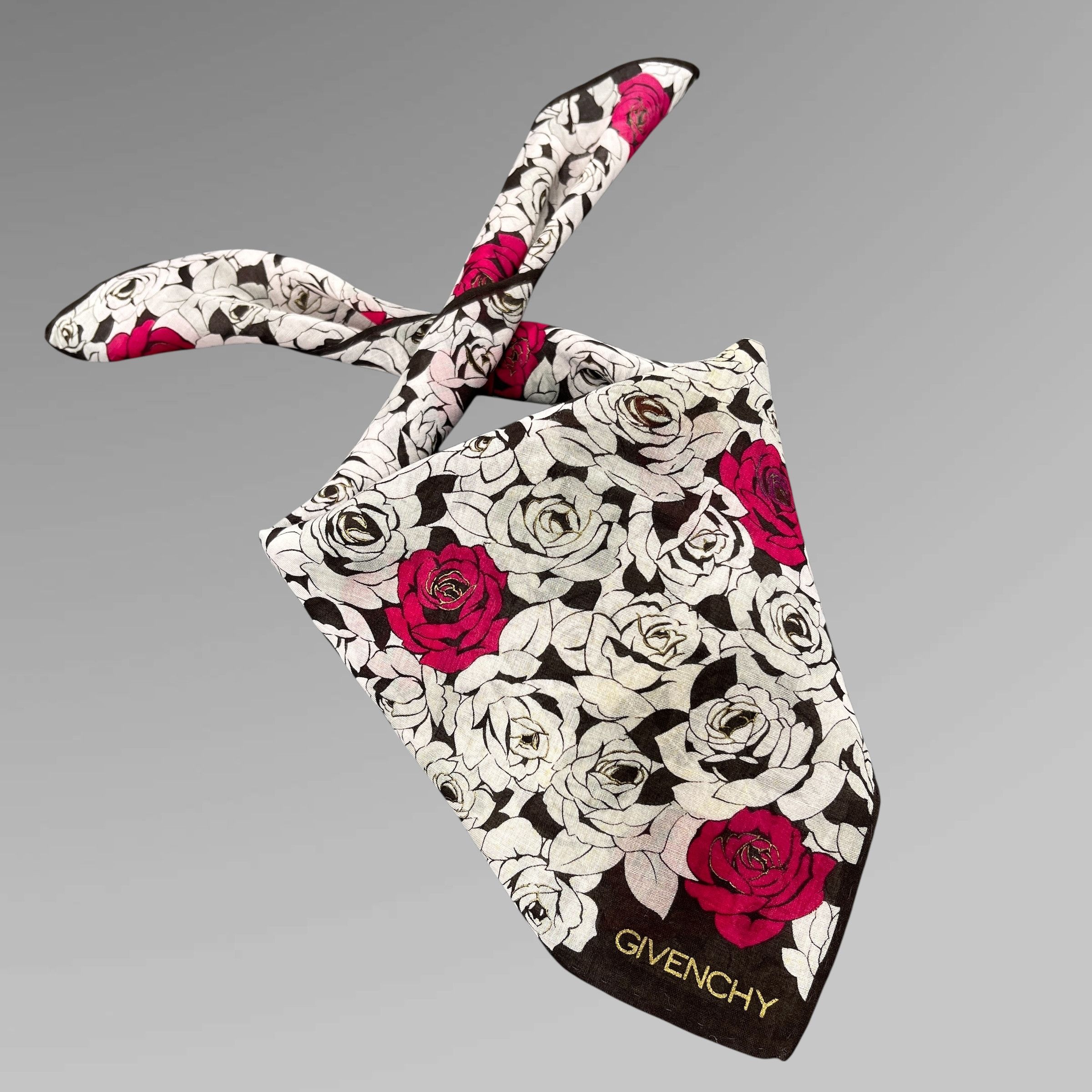 Vintage Givenchy Handkerchief / Bandana / Neckerchief B443 Size ONE SIZE - 1 Thumbnail