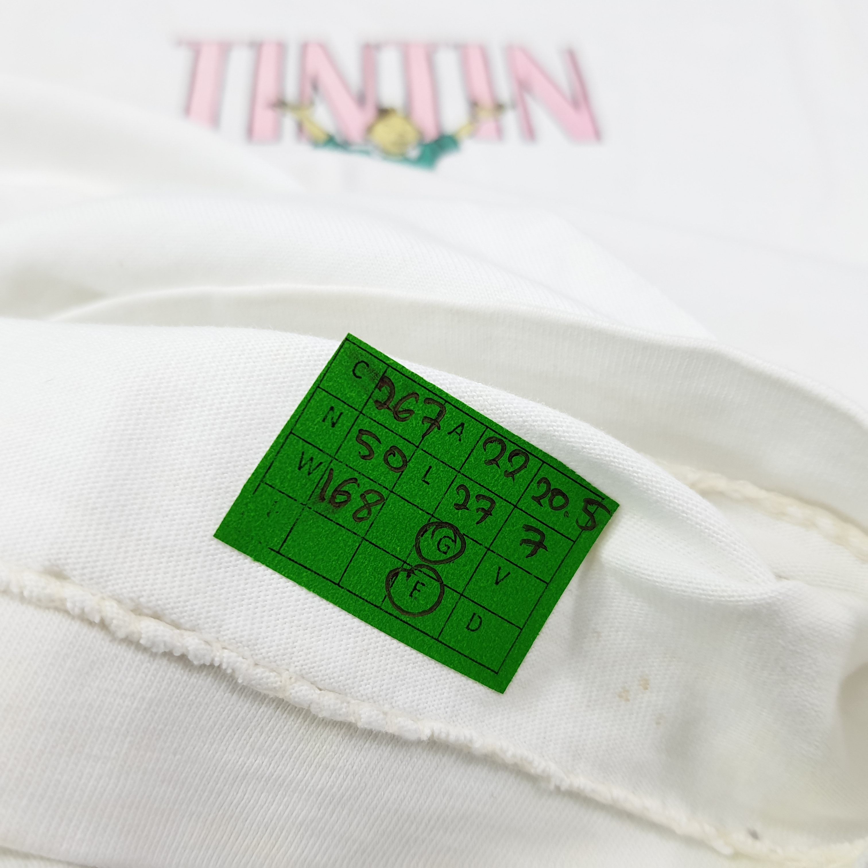 Vintage Vintage Adventure of Tintin Tshirt C267N50 Size US L / EU 52-54 / 3 - 8 Thumbnail