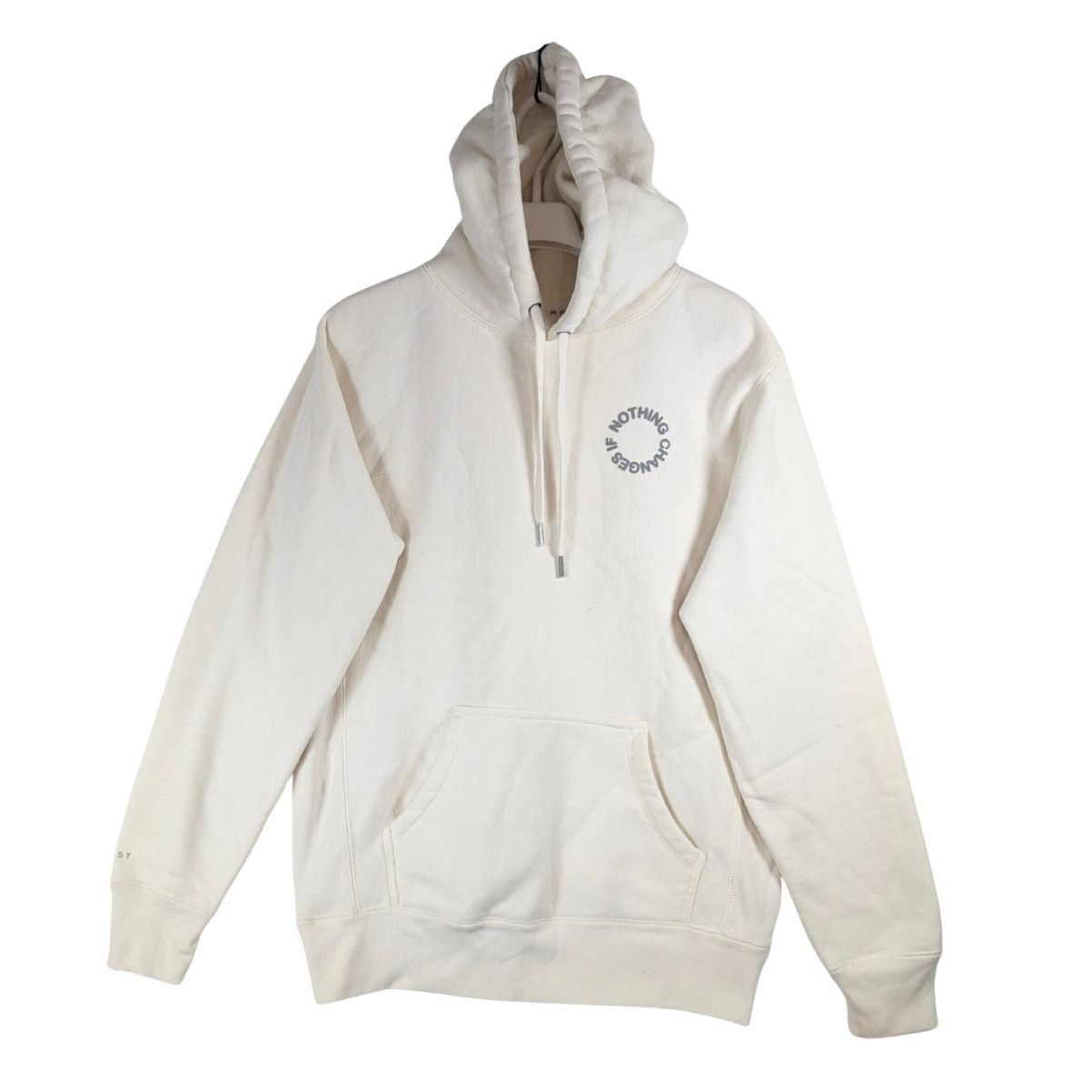 Unknown London Haerfest If Nothing Changes INC Hooded Sweatshirt White USED Size US M / EU 48-50 / 2 - 1 Thumbnail