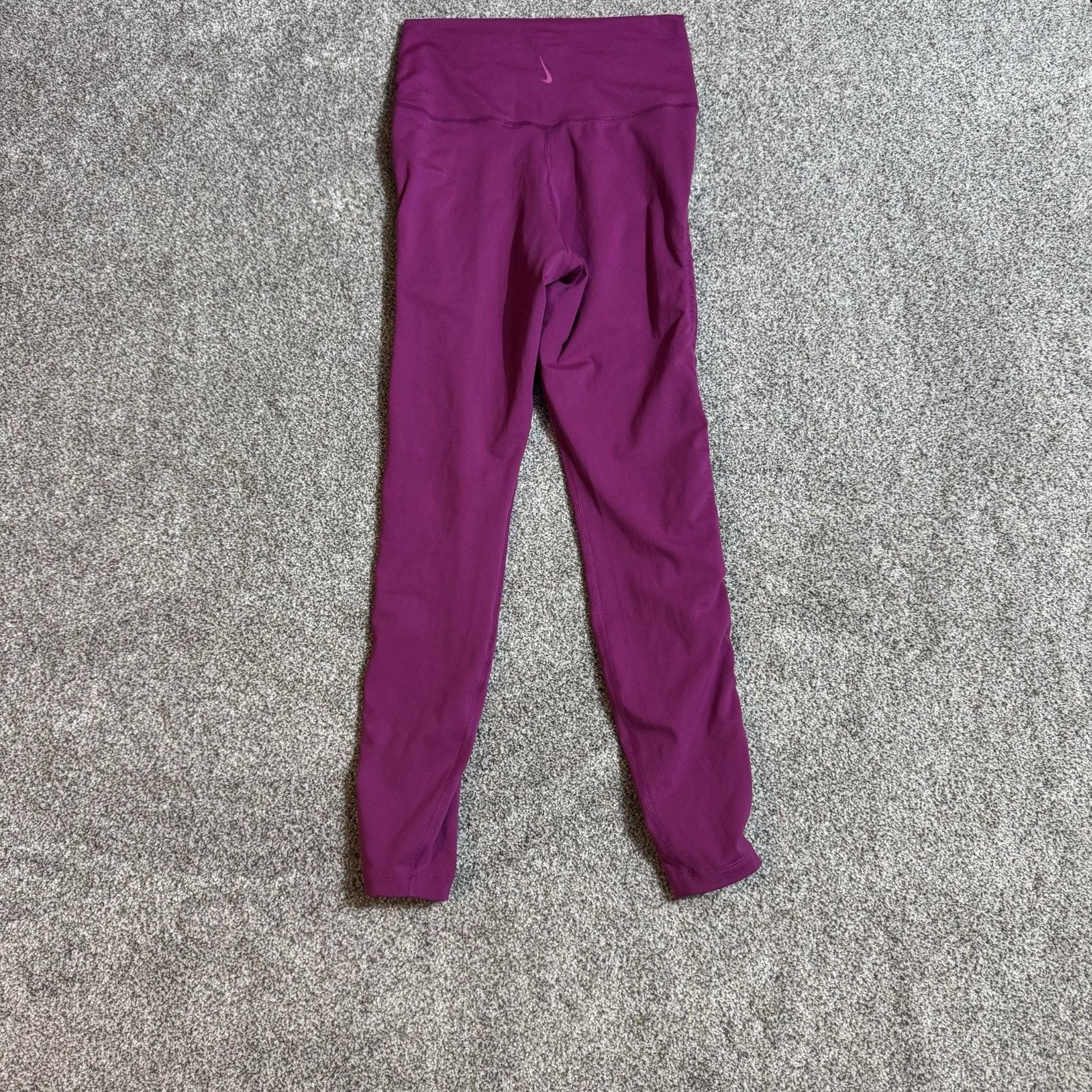 Nike Nike Leggings Womens Small Dri Fit Sporty Ruched Athletic Size 23" - 6 Thumbnail