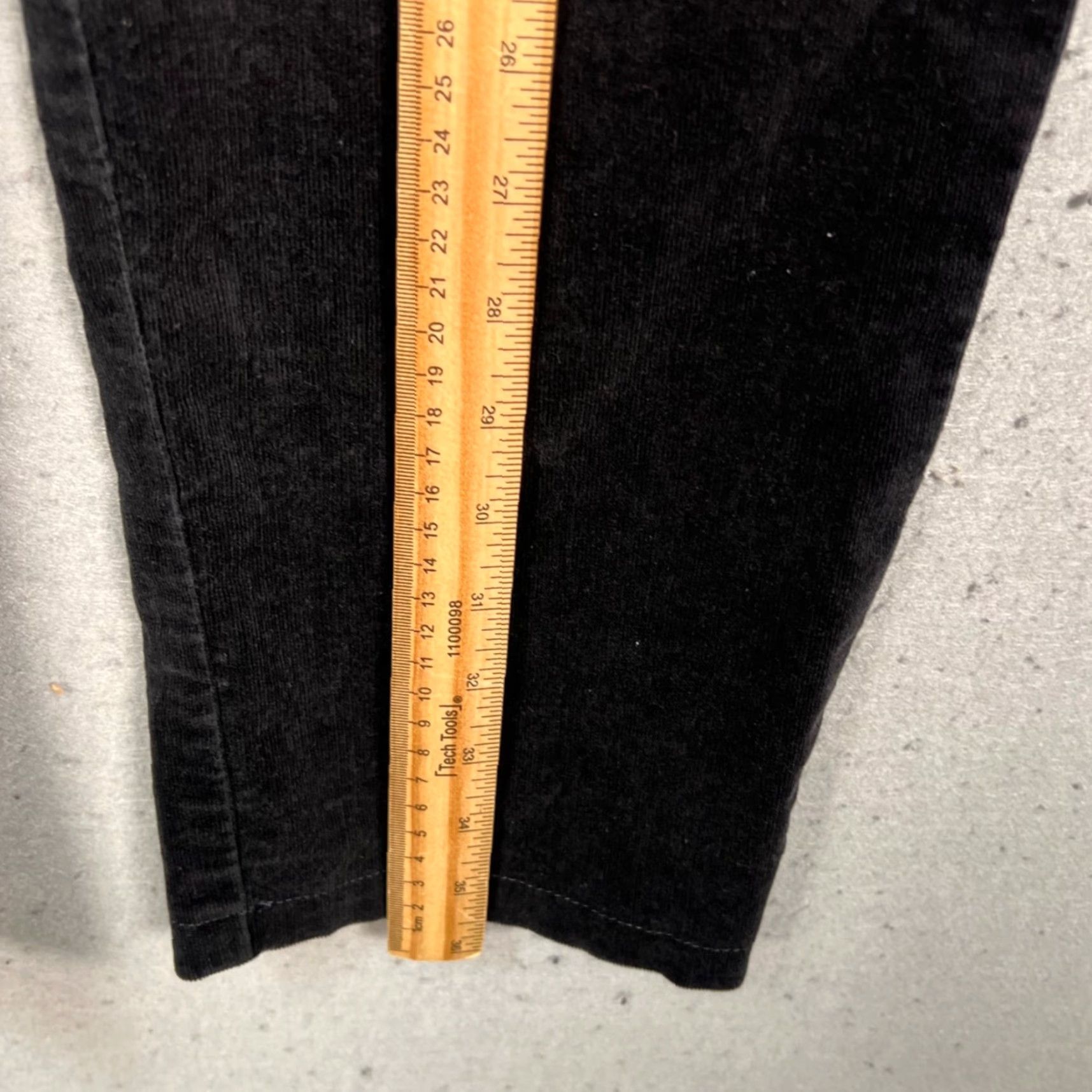 Lilly Pulitzer Lilly Pulitzer Womens Pants Black Corduroy w/ Rainbow Waistband Size 6 Dress/Flat Front Straight Inseam 26in Size 28" / US 6 / IT 42 - 6 Thumbnail