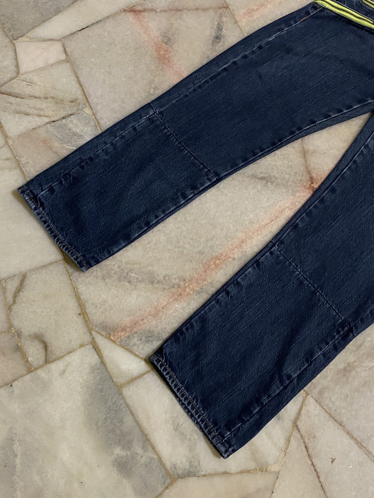 If Six Was Nine Vintage Japan Sorridere Double Waist Punk Style Design Denim Size US 32 / EU 48 - 5 Thumbnail