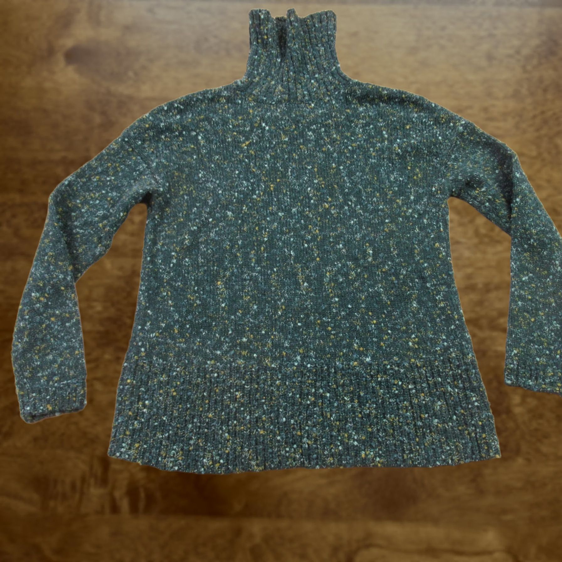 J. Jill J Jill Sweater Womens XS Long Sleeve Pullover High Neck Outdoors Green Size XS / US 0-2 / IT 36-38 - 1 Thumbnail