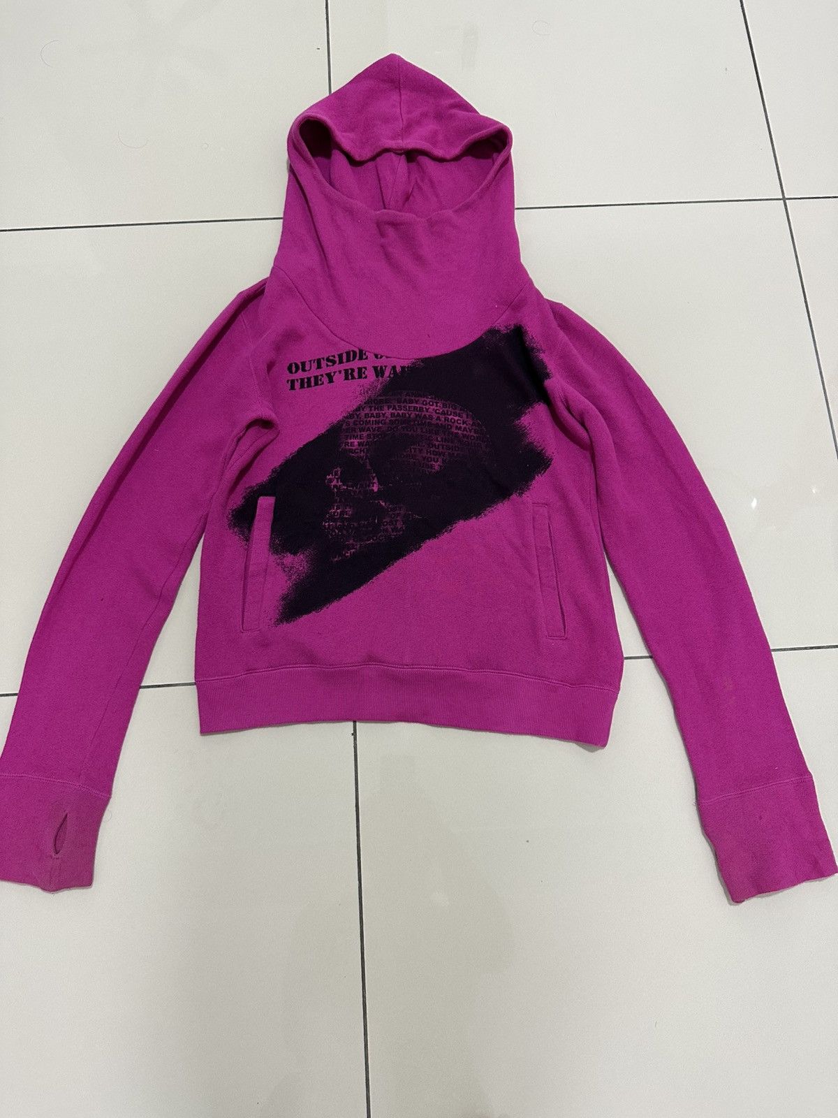 PPFM Vintage PPFM High Neck Hoodie Poem Anarchy In UK Sex Pistols Size US M / EU 48-50 / 2 - 4 Thumbnail